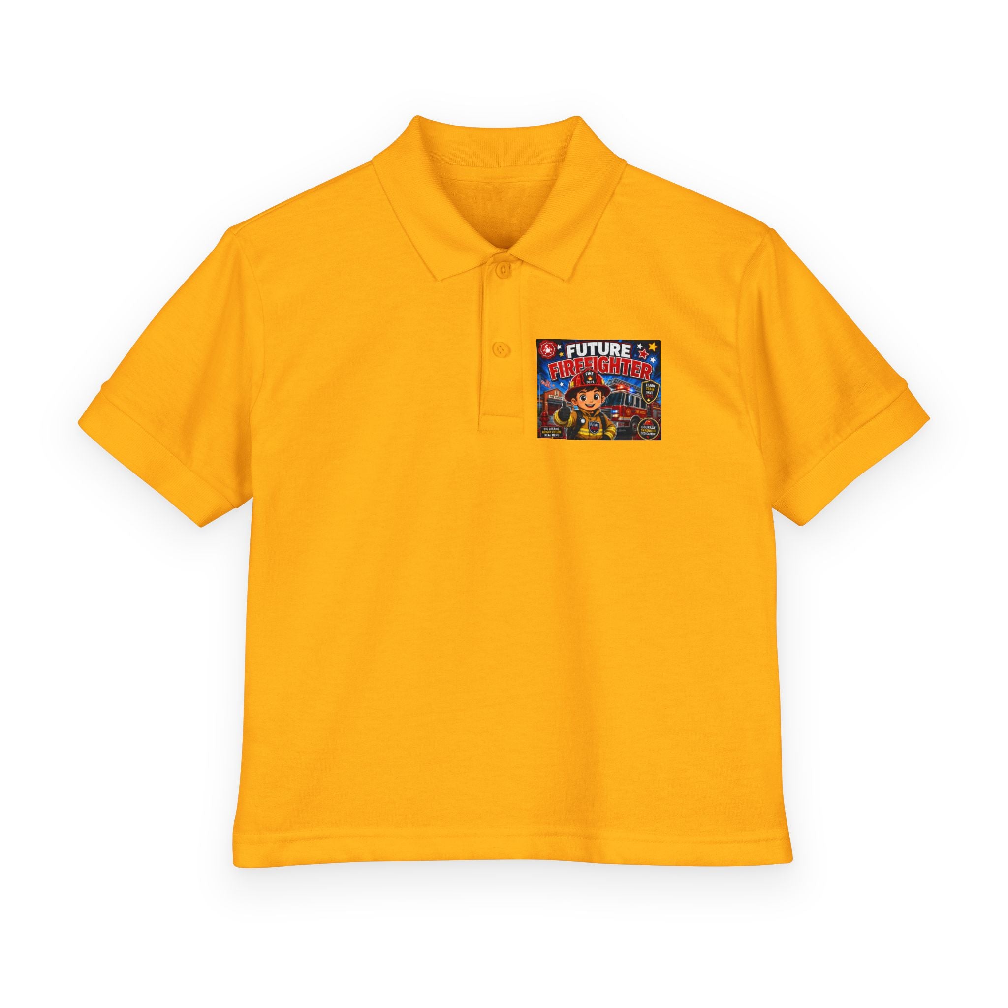 Youth Polo — "Future Firefighter" Kids Short-Sleeve Polo