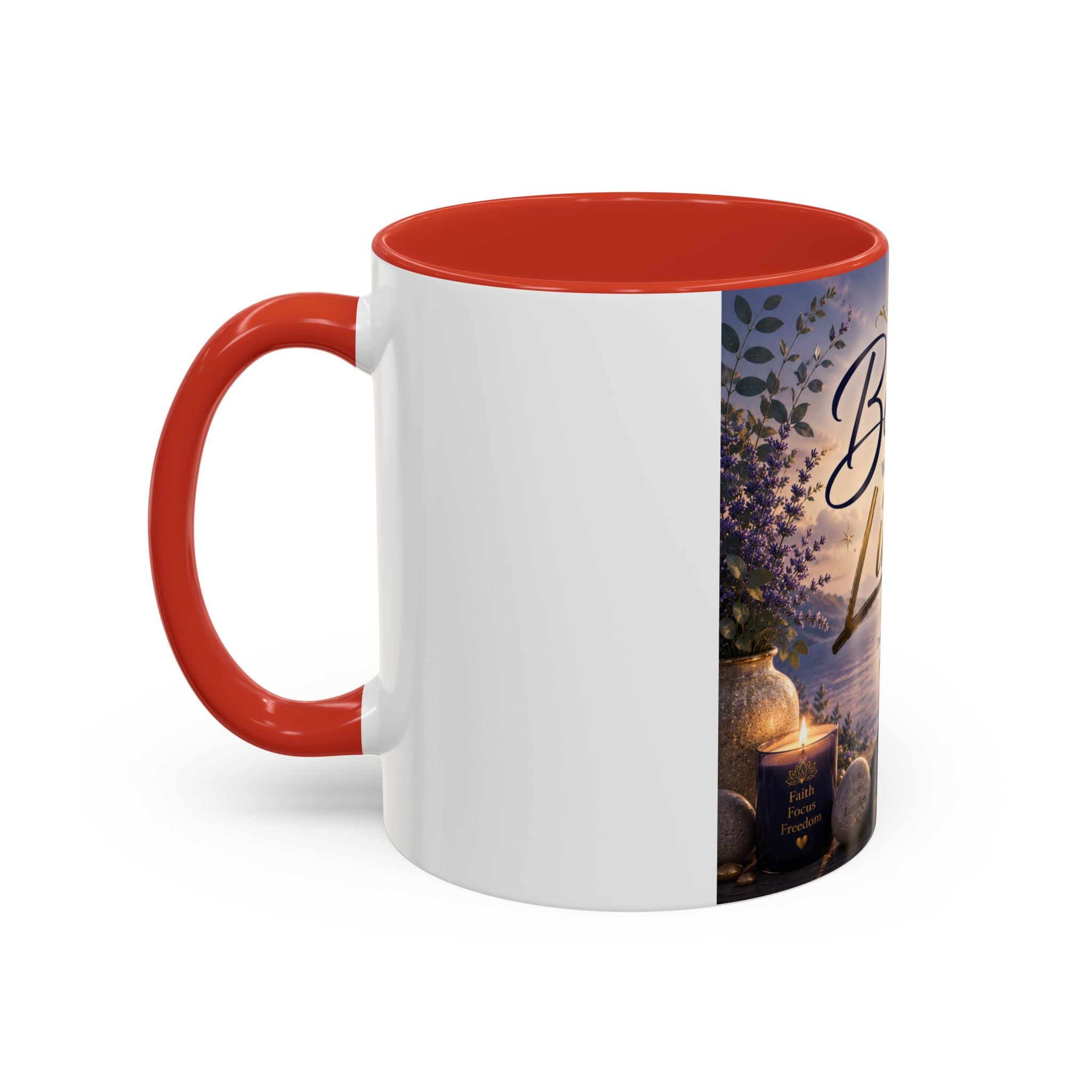 Believe Without Limits Coffee Mug — Inspirational Motivational Ceramic Mug (11/15oz)