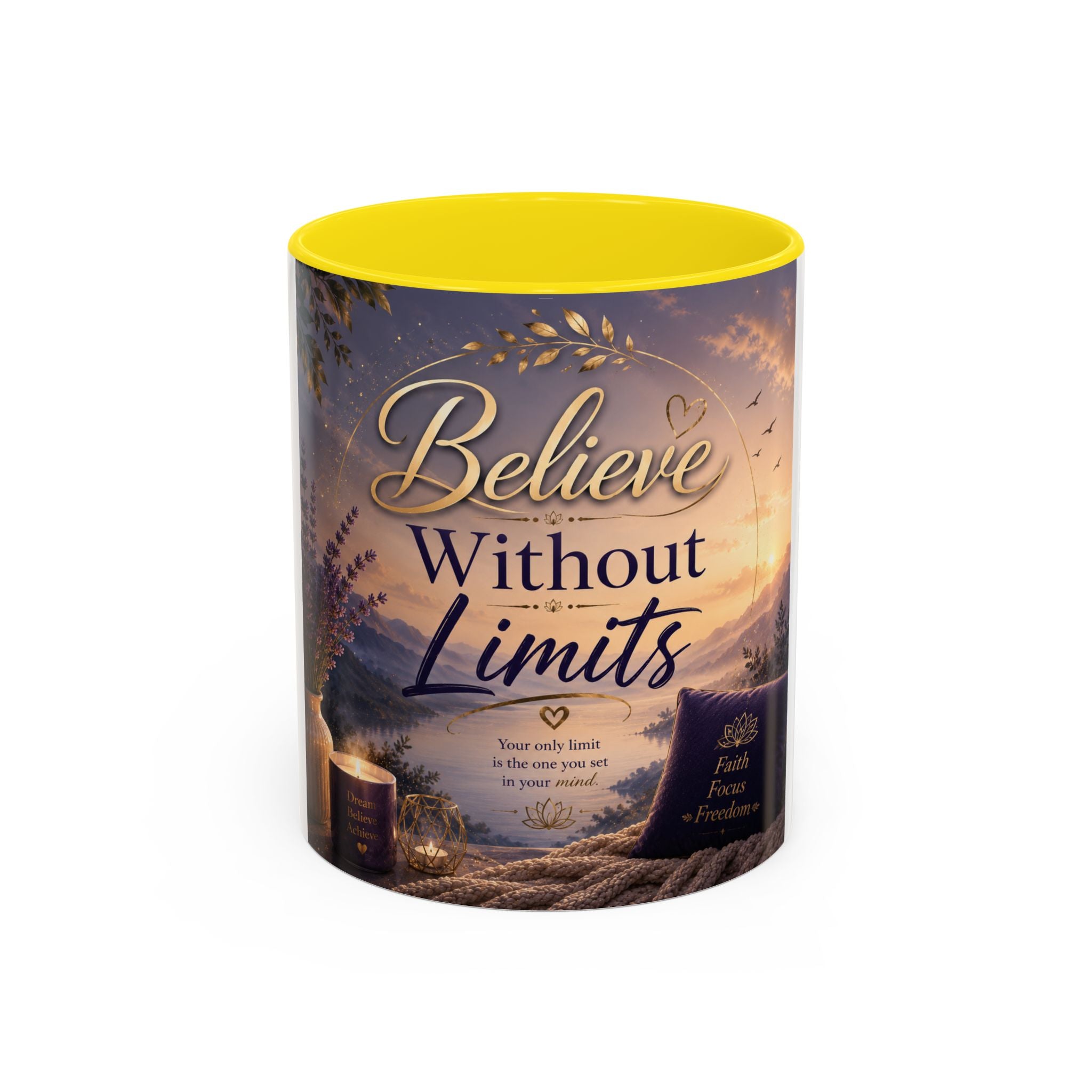 Believe Without Limits Inspirational Coffee Mug (11/15oz)