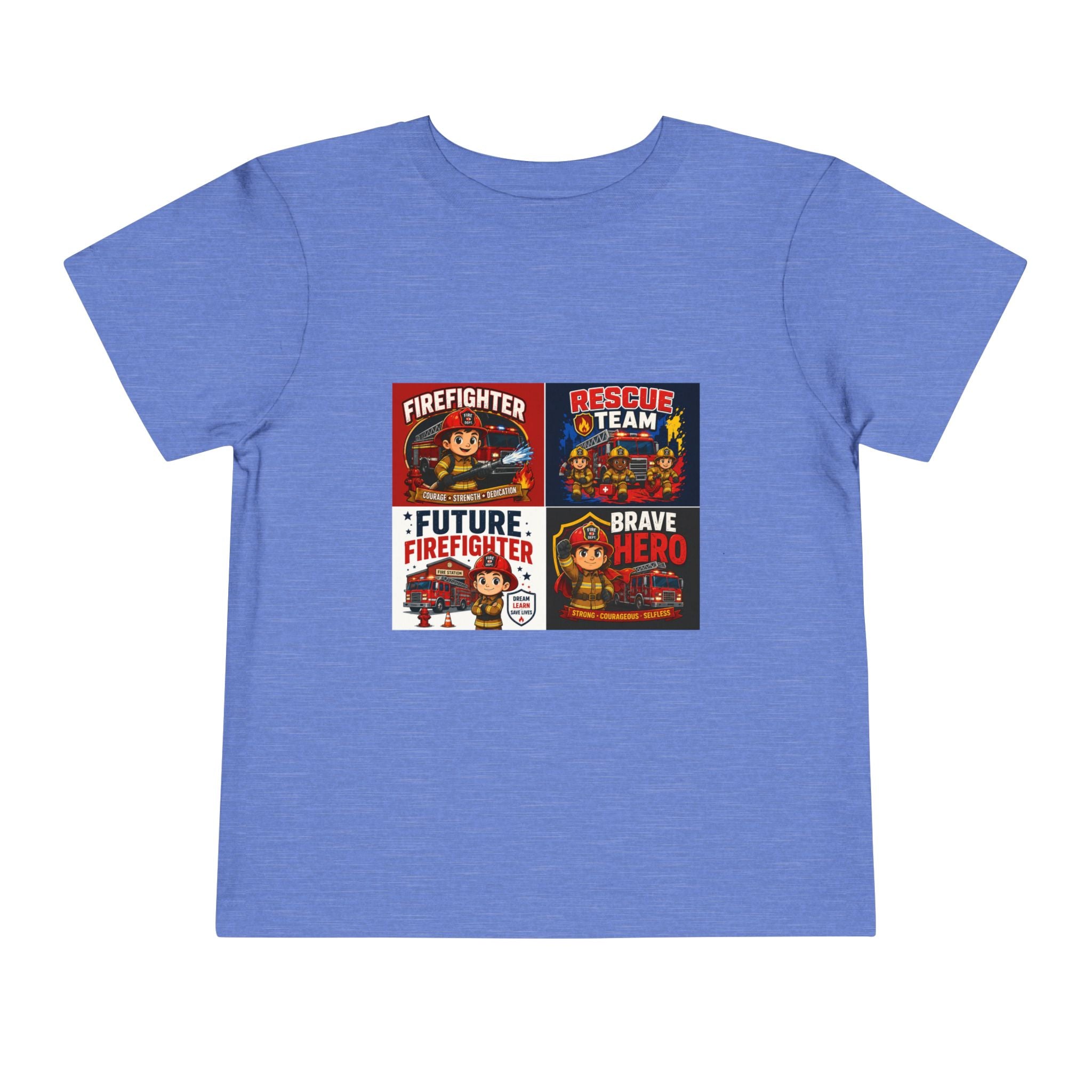Toddler Firefighter Tee – "Future Firefighter" Rescue Team Brave Hero Kids Shirt