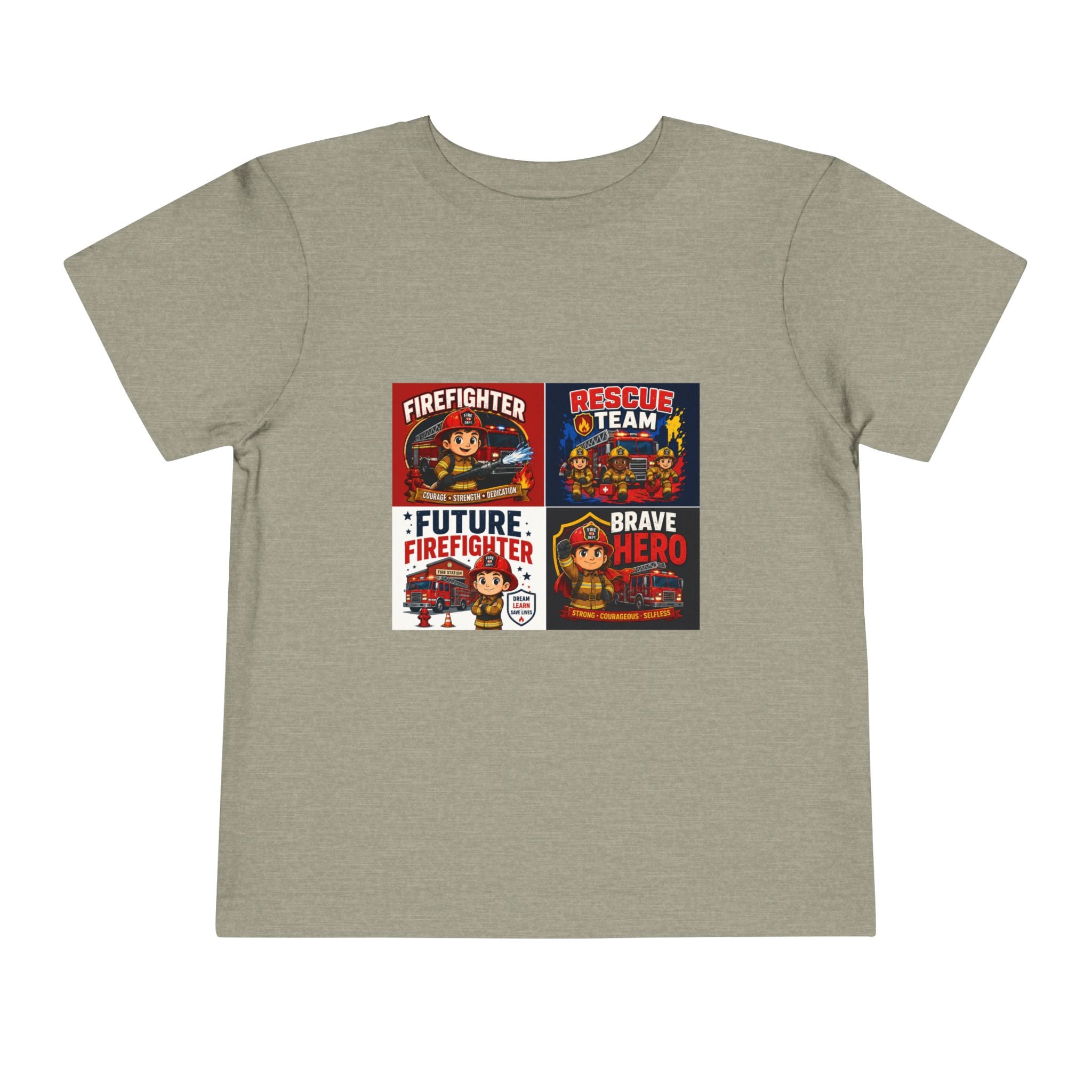 Toddler Firefighter Tee – "Future Firefighter" Rescue Team Brave Hero Kids Shirt