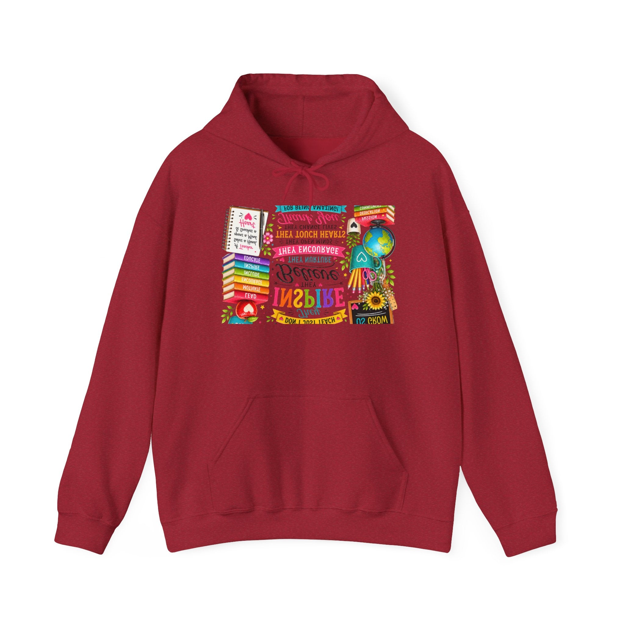 Reading Rainbow Hoodie — Inspirational Book Lover Sweatshirt (Believe in Magic)