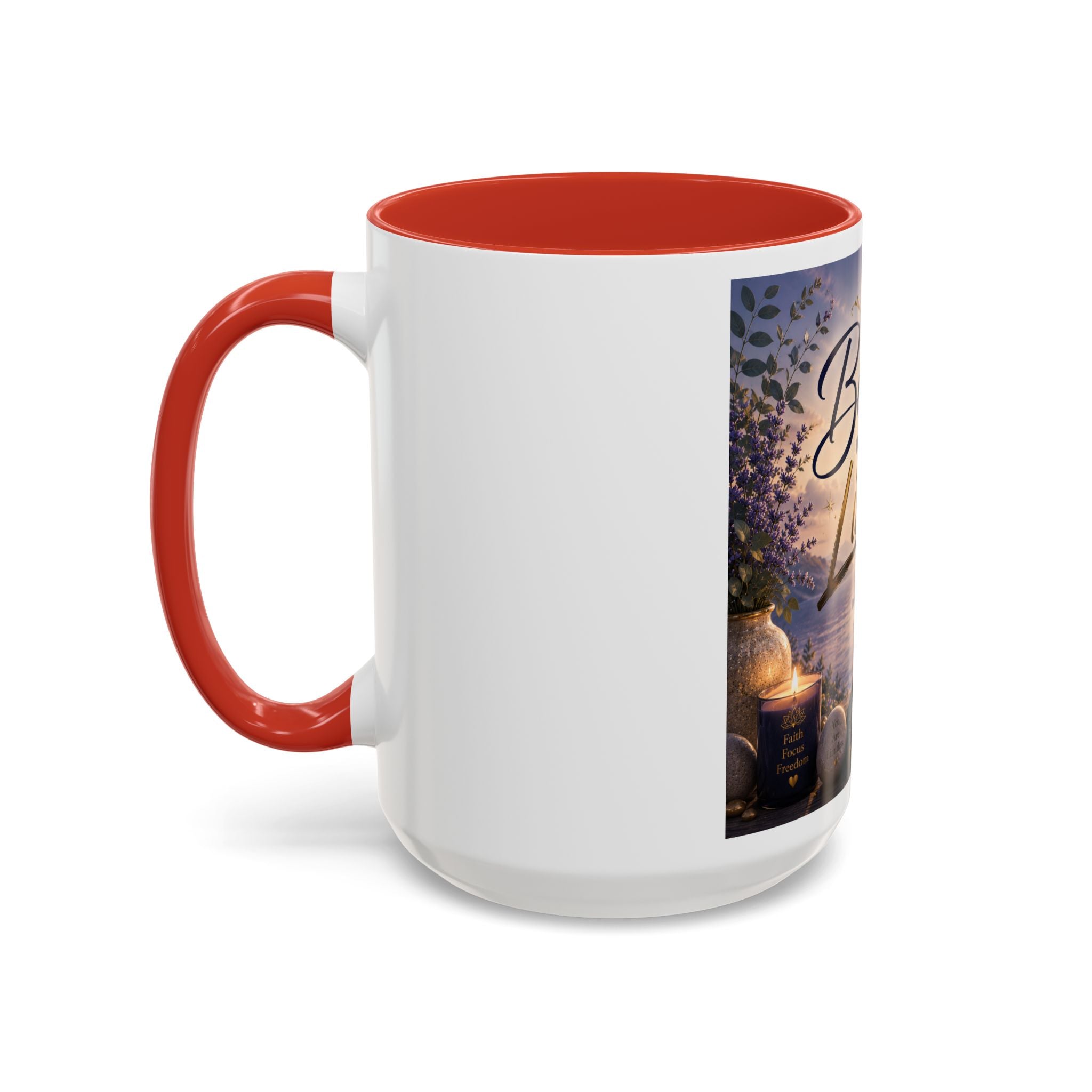 Believe Without Limits Coffee Mug — Inspirational Motivational Ceramic Mug (11/15oz)