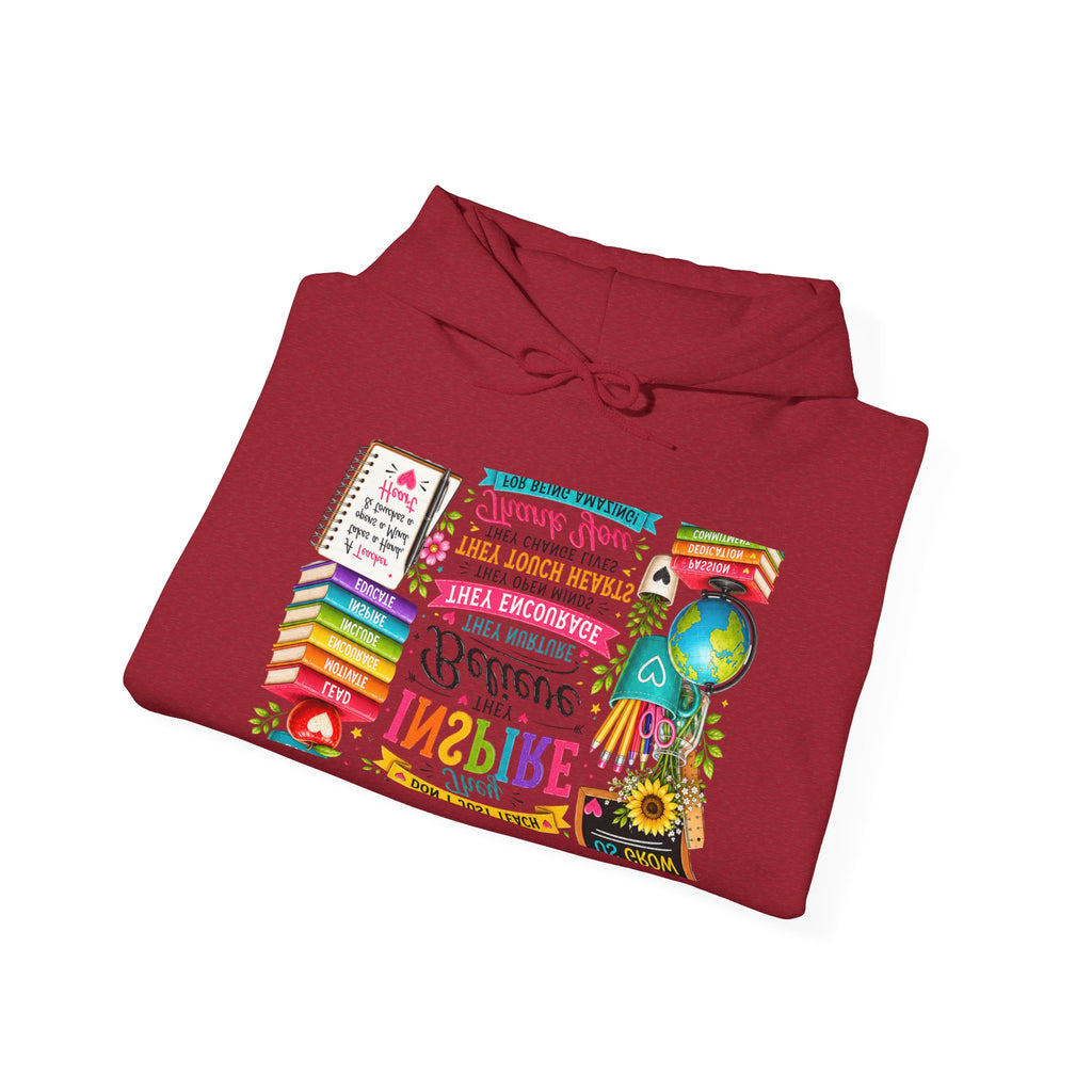 Reading Rainbow Hoodie — Inspirational Book Lover Sweatshirt (Believe in Magic)