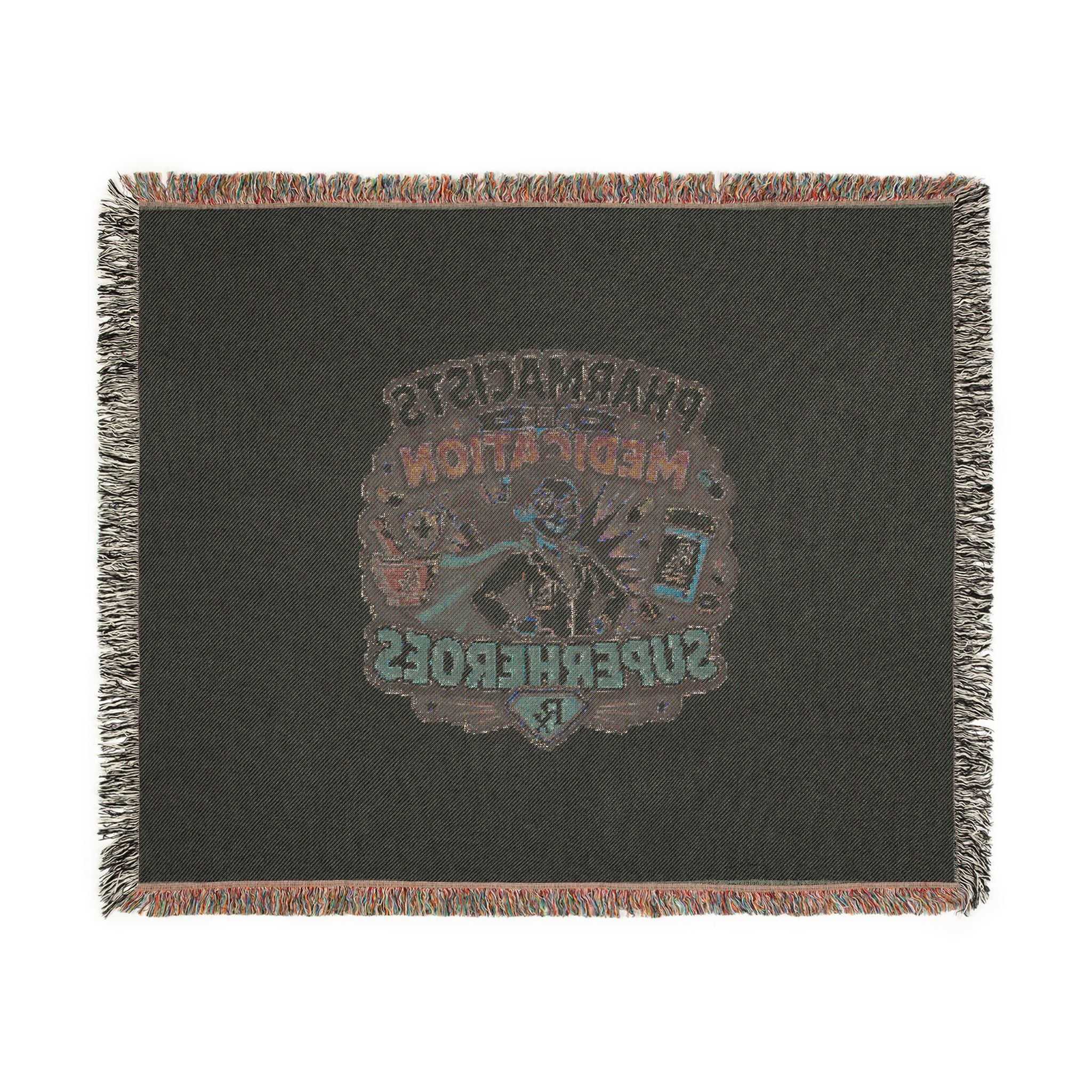 Pharmacists Are Superheroes Woven Blanket