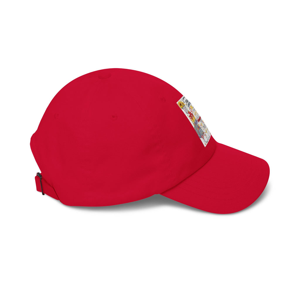 Dad Cap — Teacher Appreciation Collage Hat (Thank You, Best Teacher)
