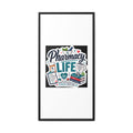 Pharmacy Life Framed Canvas Art — Colorful Pharmacist Wall Decor