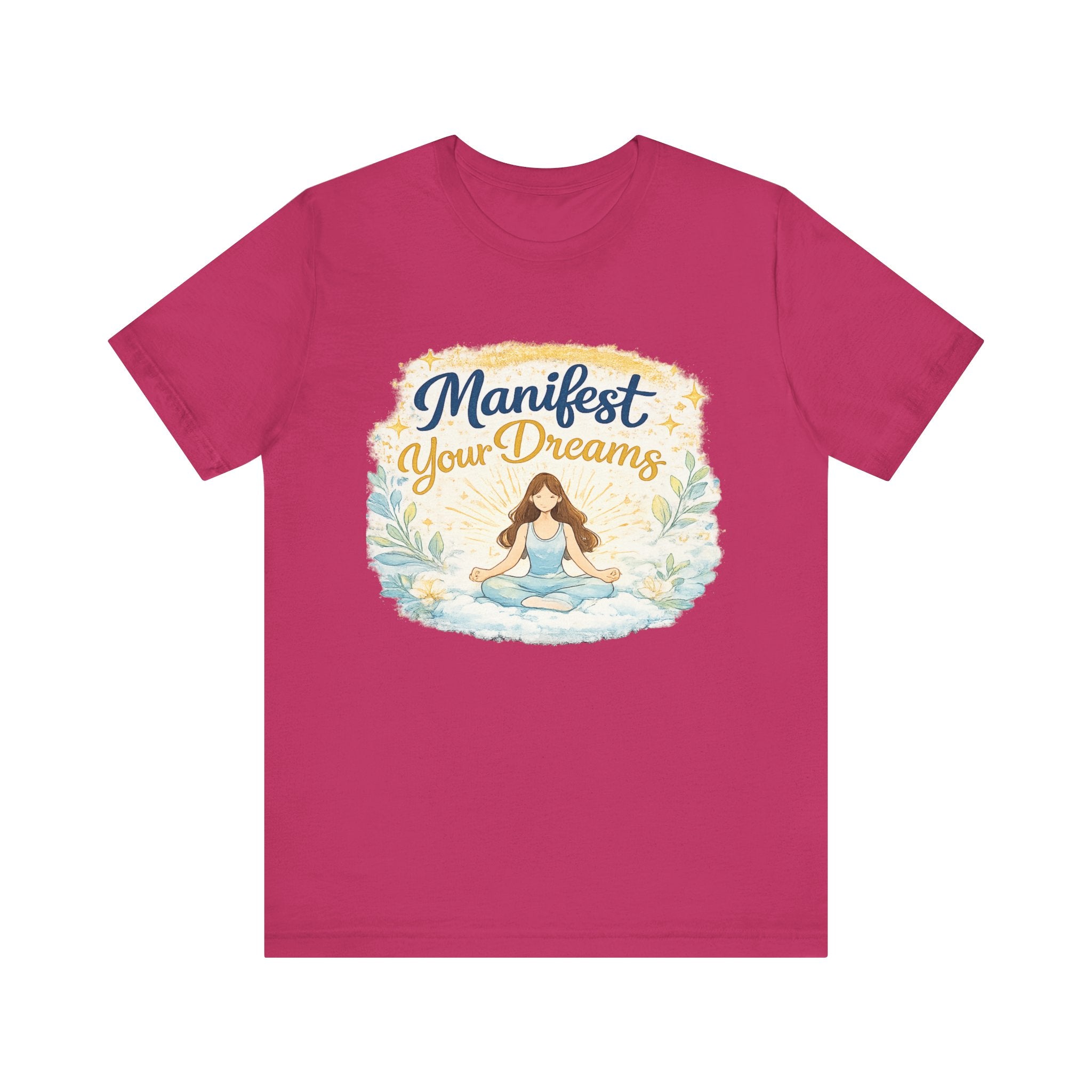 Manifest Your Dreams Tee — Meditation Yoga Inspirational T‑Shirt