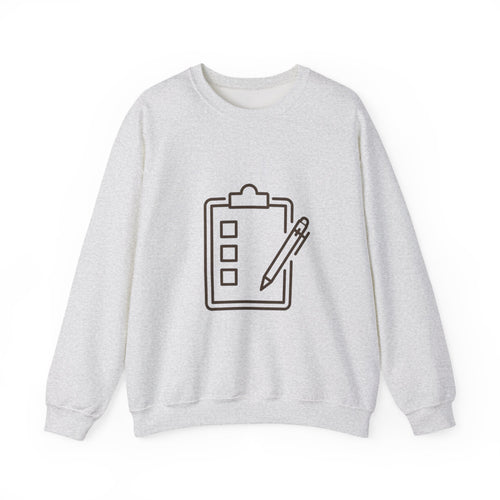 Checklist Crewneck Sweatshirt — Minimal Planner Icon Pullover