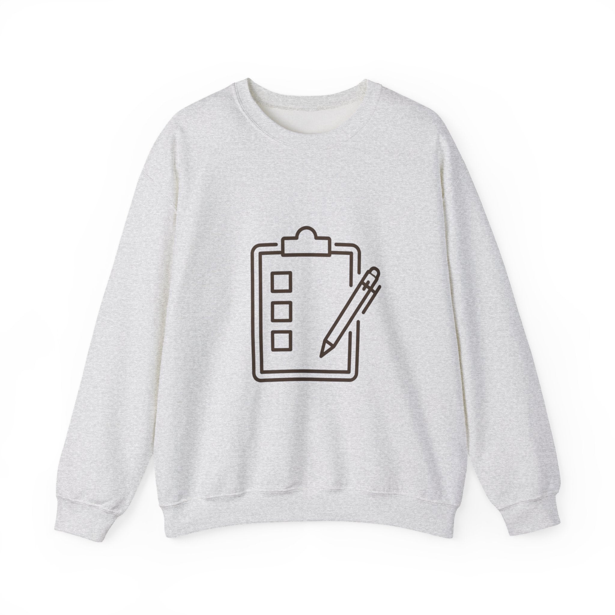 Checklist Crewneck Sweatshirt — Minimal Planner Icon Pullover