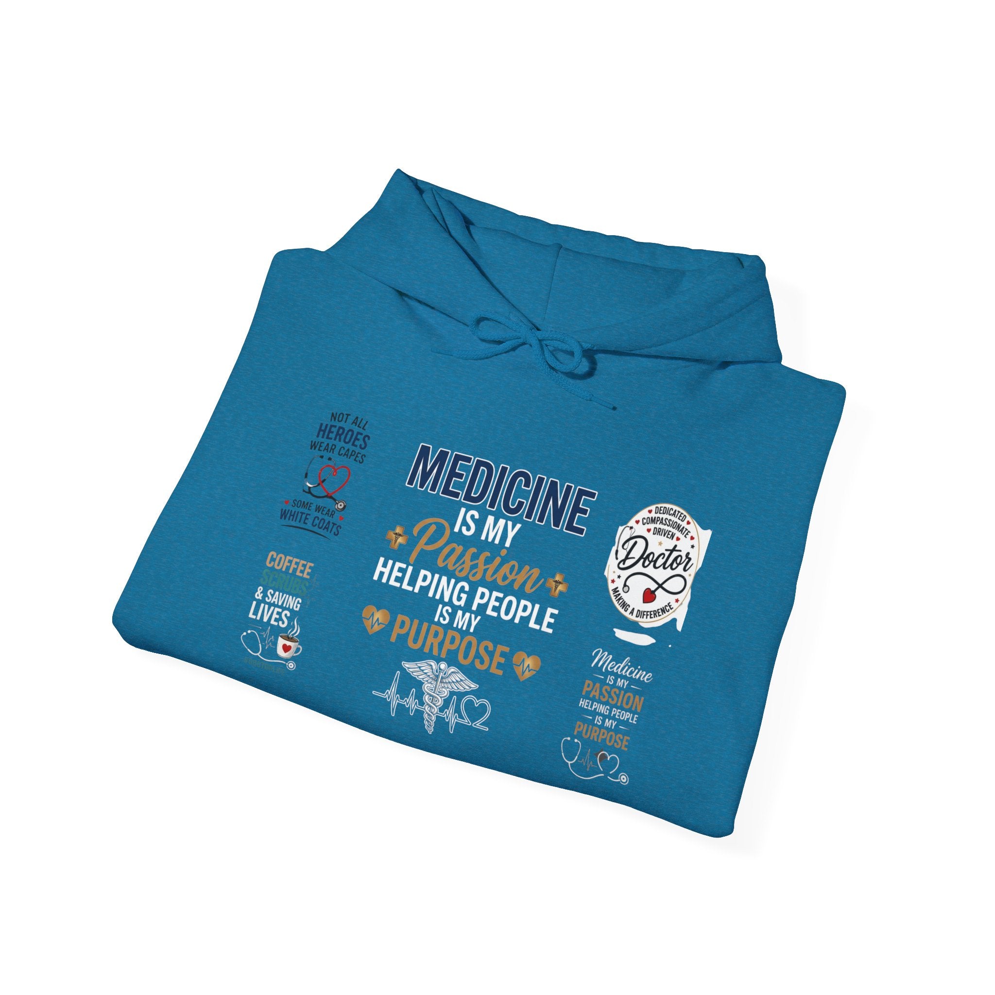Medicine Passion Purpose Hoodie – Medical Student & Nurse Gift Pullover