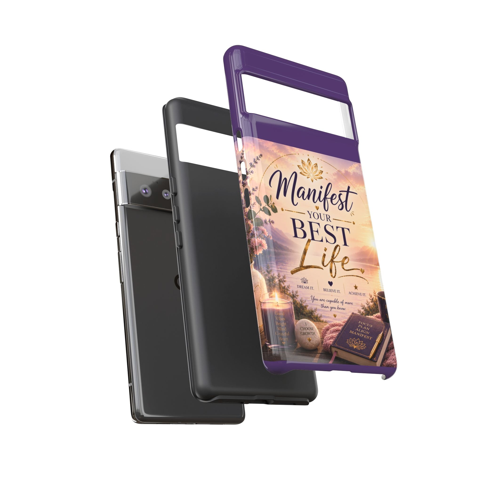 Manifest Your Best Life Phone Case — Inspirational Spiritual Protective Cover