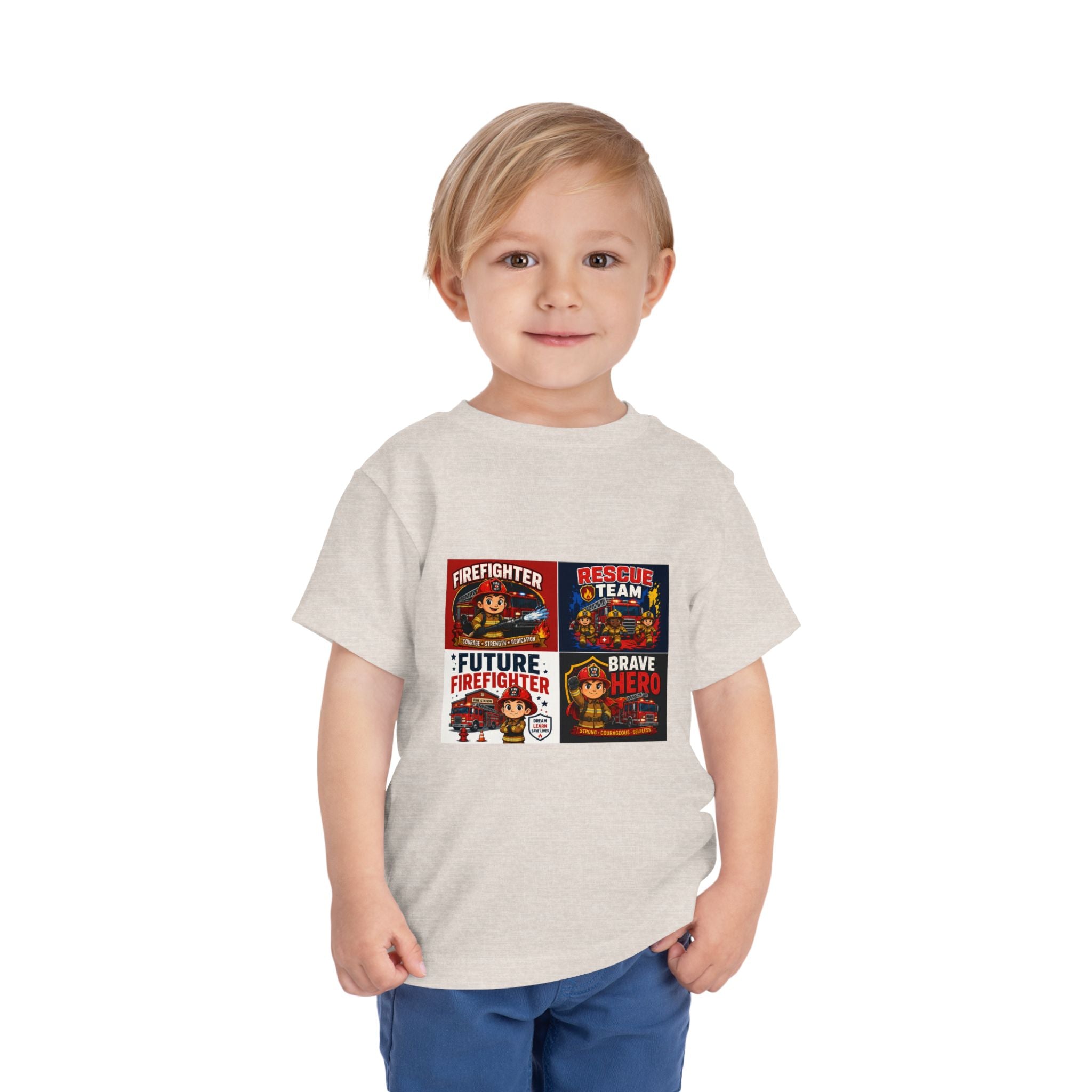 Toddler Firefighter Tee – "Future Firefighter" Rescue Team Brave Hero Kids Shirt