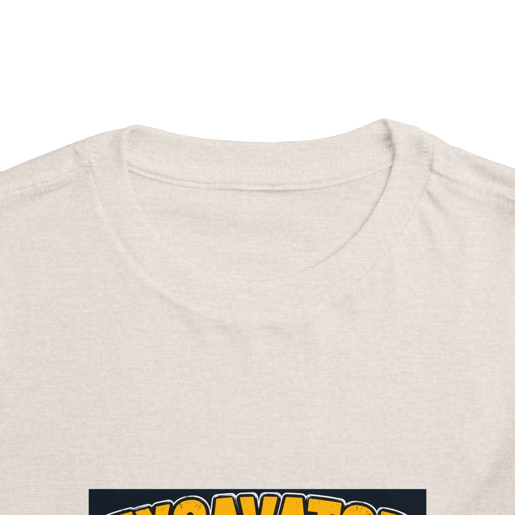 Excavator Toddler Tee — "I Dig Big Dreams" Construction Shirt