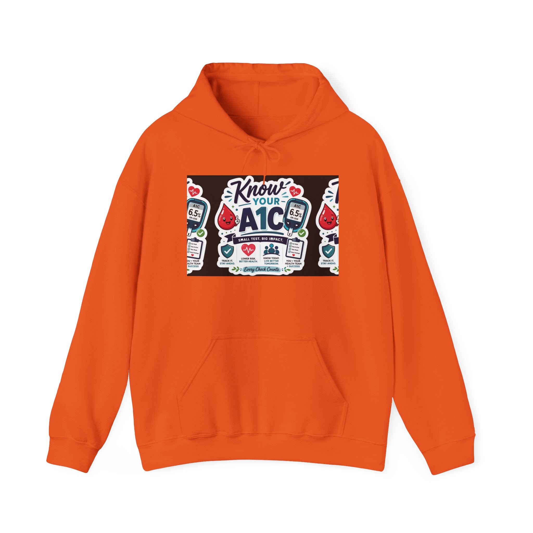 Know Your A1C Hoodie — Diabetes Awareness Sweatshirt
