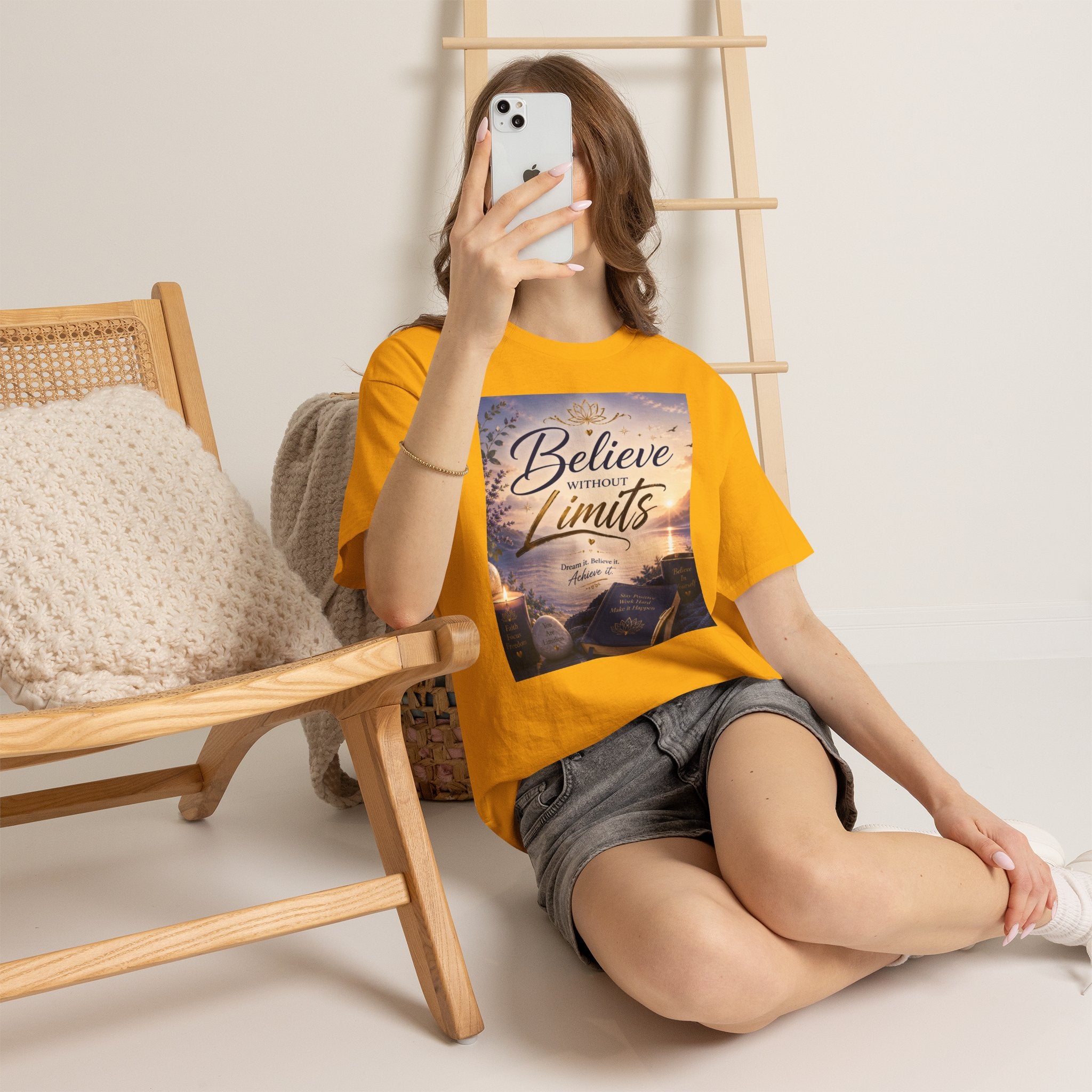 Believe Without Limits T-Shirt — Inspirational Faith Graphic Tee