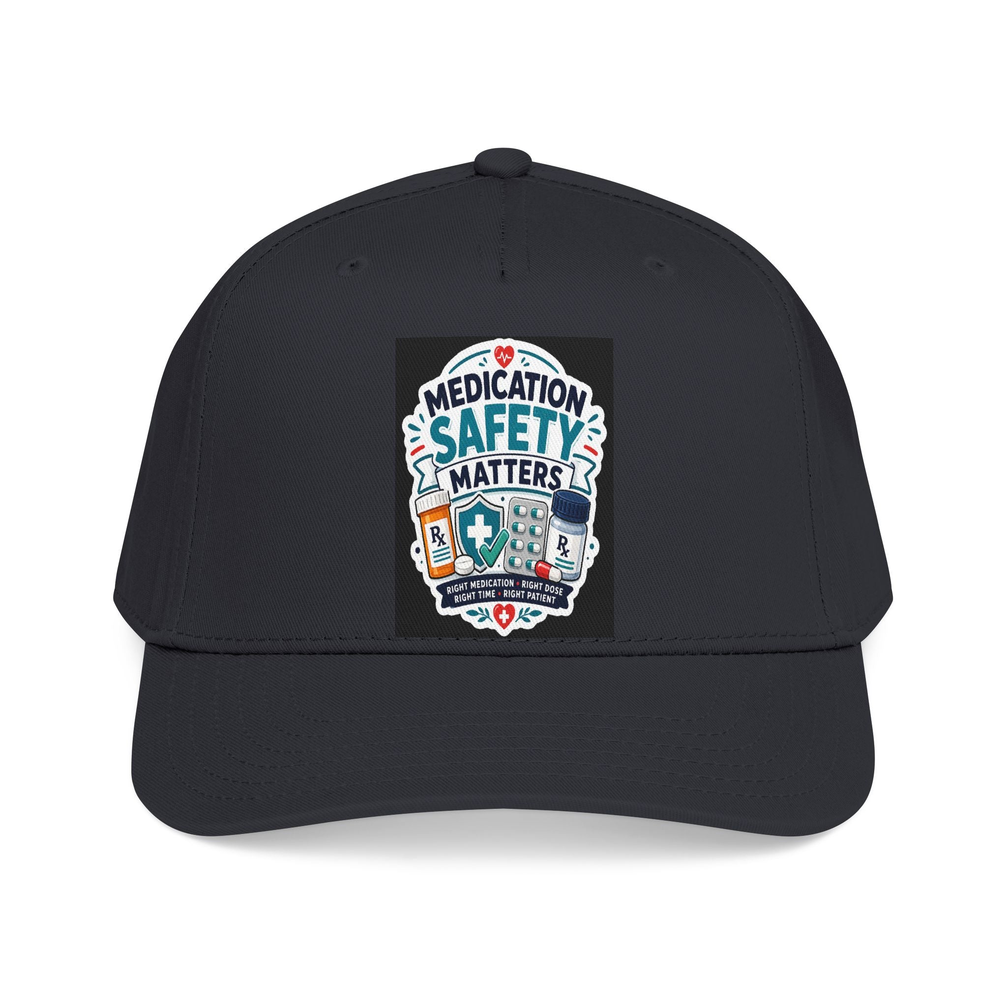 Medication Safety Matters Baseball Cap - Pharmacy & Nurse Awareness Hat