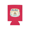 Can Cooler — "Manifest Your Dreams" Meditation Can Cooler, Inspirational Drink Koozie for Yoga Lovers