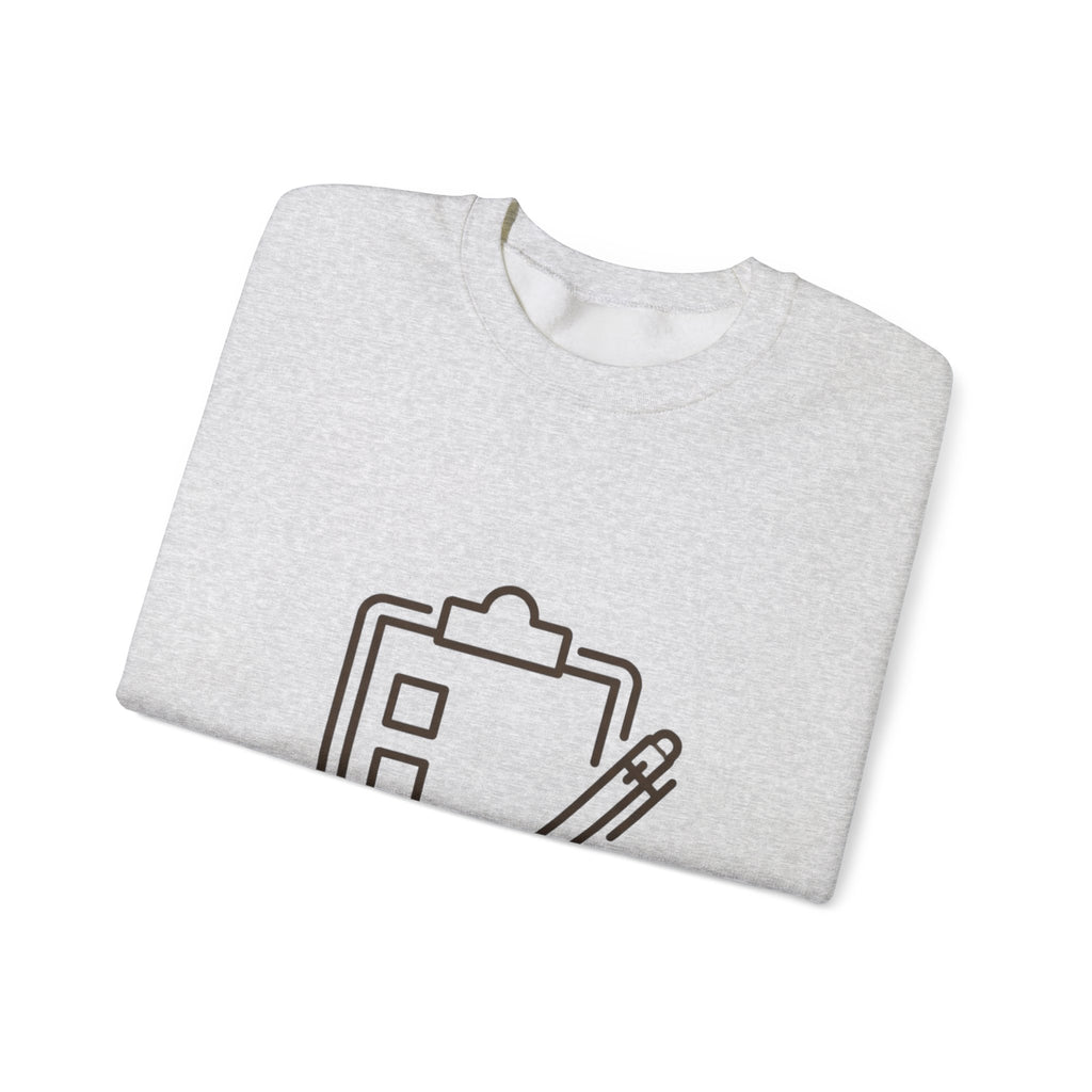 Checklist Crewneck Sweatshirt — Minimal Planner Icon Pullover