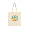 He Restores My Soul Canvas Tote Bag — Faith-Based Inspirational Grocery & Church Tote