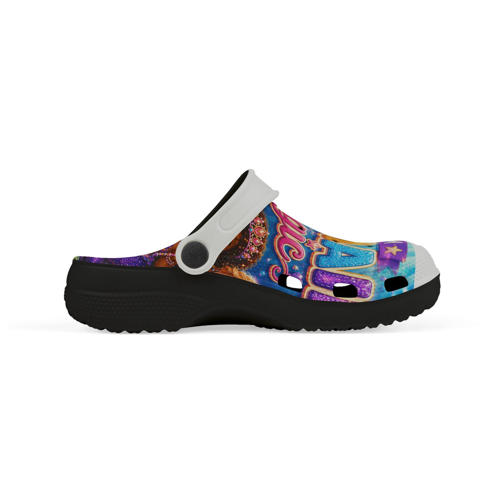 Kids "Team Mermaid Magic" EVA Foam Clogs — Colorful Waterproof Beach Shoes