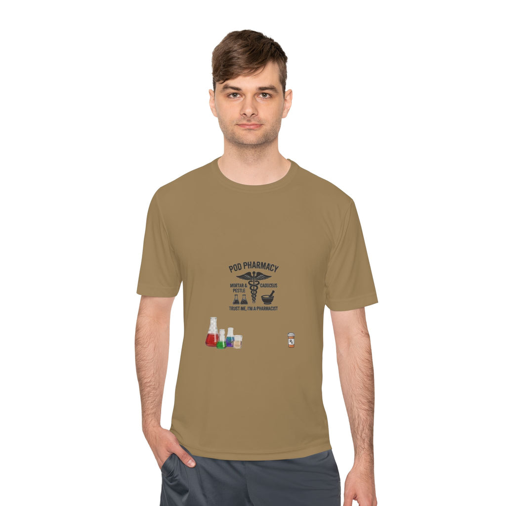 Lab Tech Tee — 'PhD Pharmacy' Science Beakers Graphic Shirt