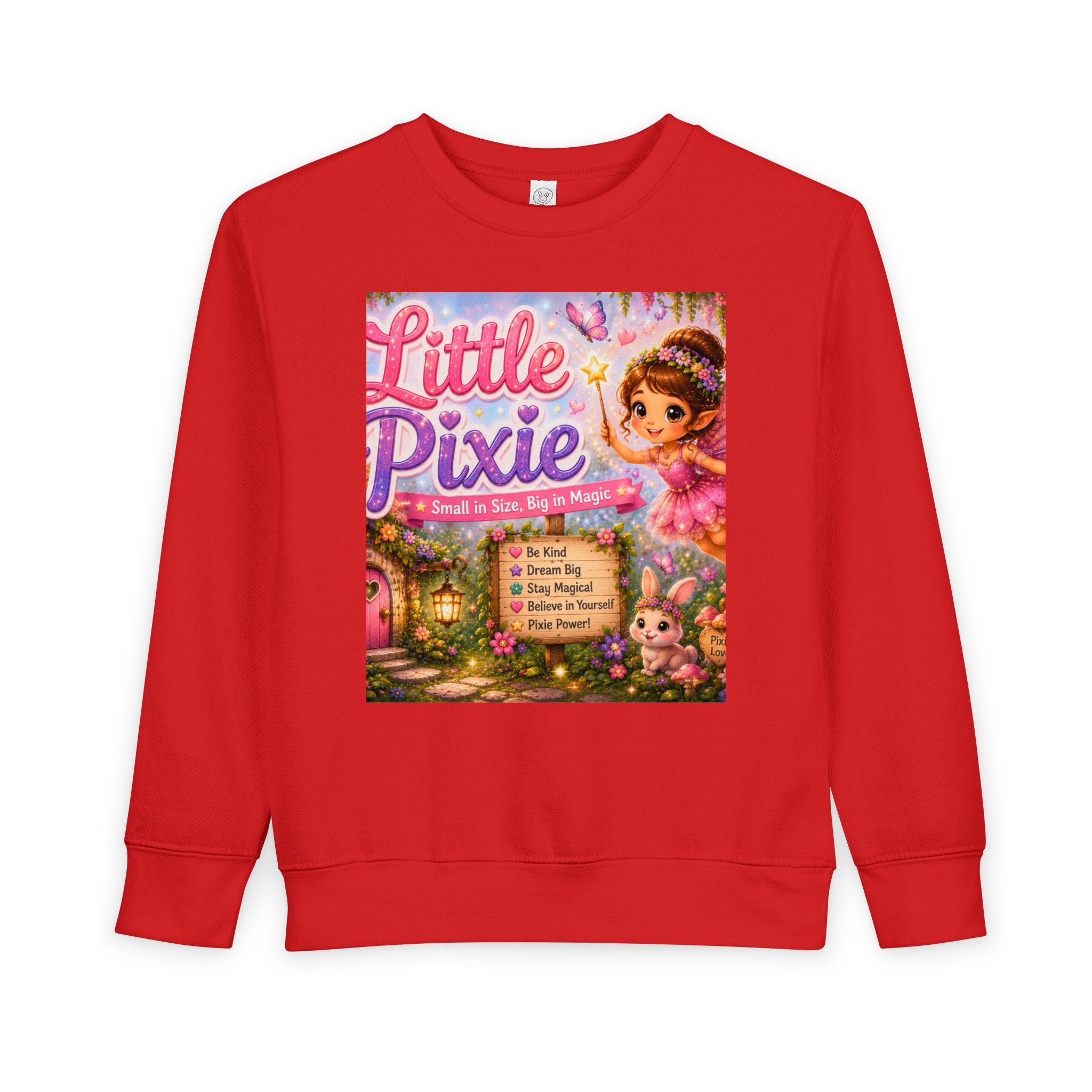 Little Pixie Toddler Sweatshirt - Cute Fairy Graphic Pullover for Kids