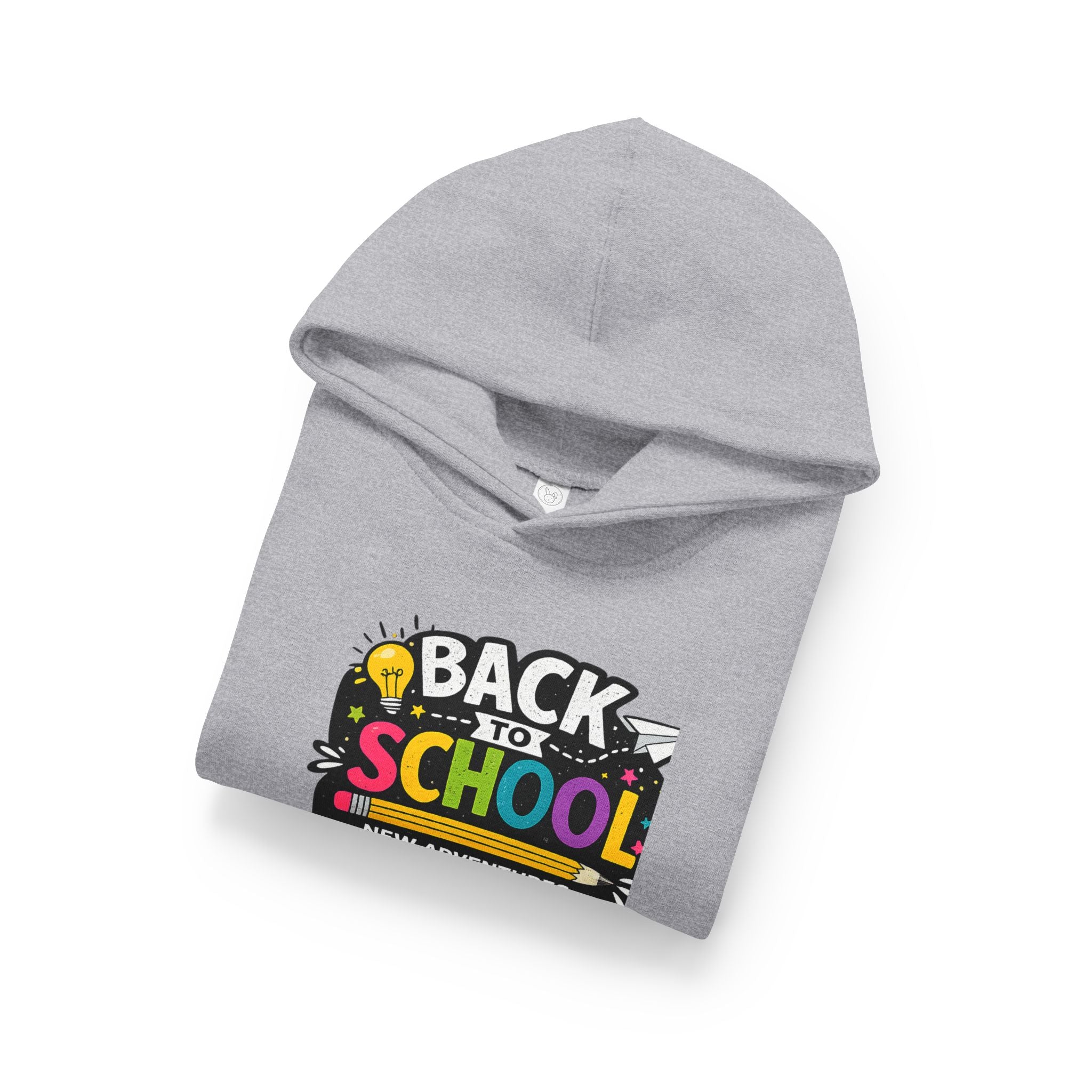 Back to School Toddler Hoodie — "Back to School: New Adventures, New Friends, New Goals"