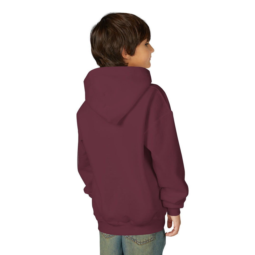 Youth Hoodie — “100 Days of School” Colorful Smiley Daisy Celebration