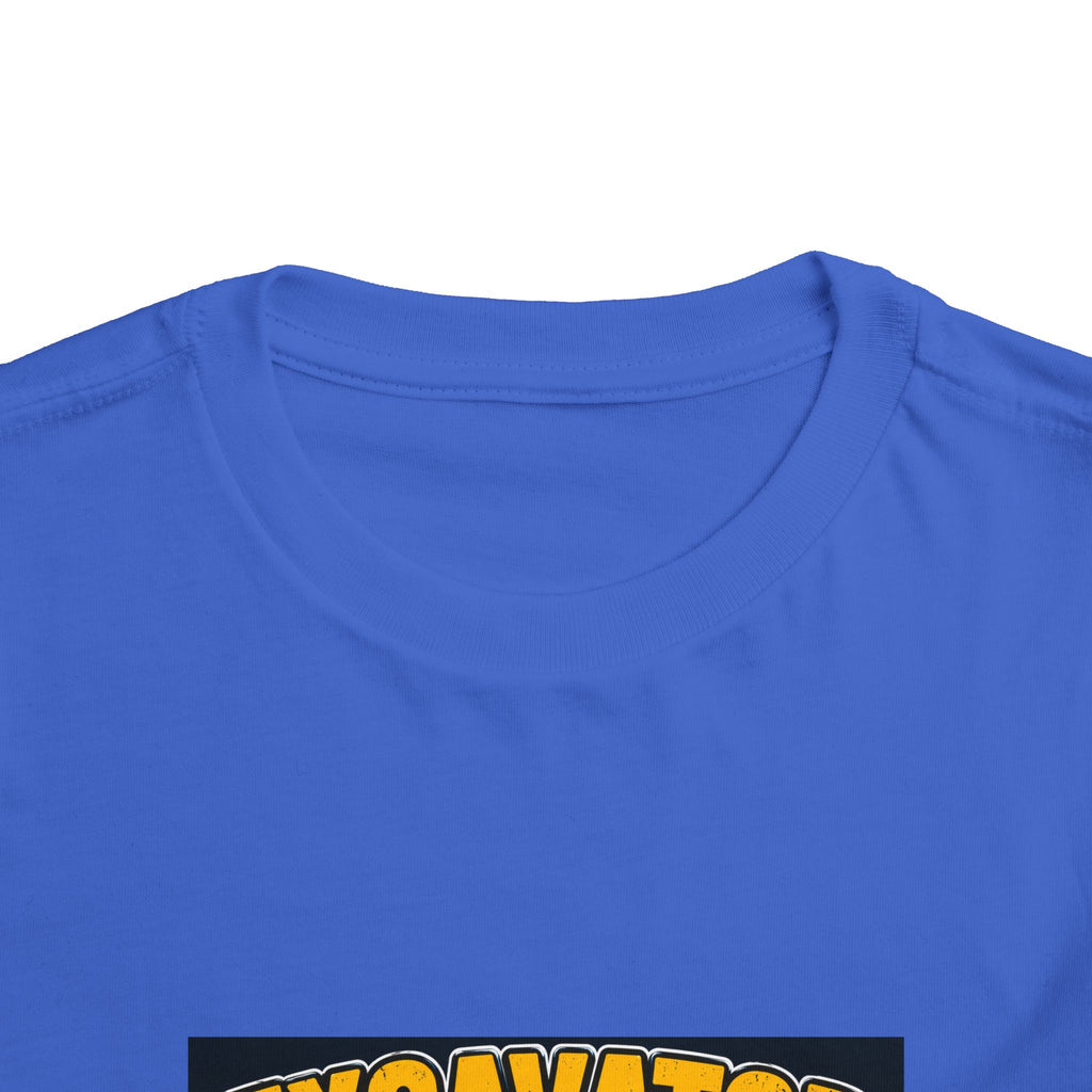 Excavator Toddler Tee — "I Dig Big Dreams" Construction Shirt