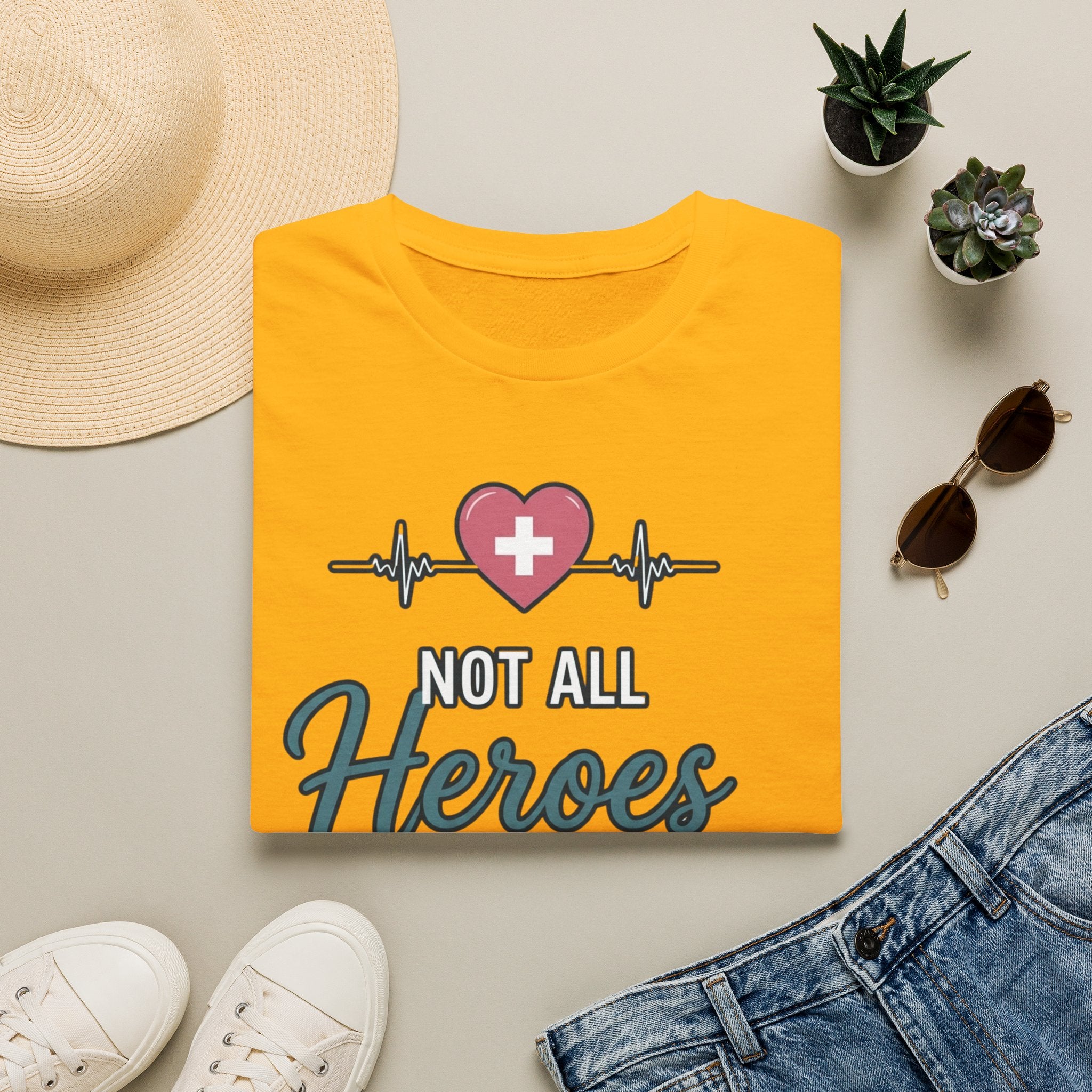 Nurse 'Not All Heroes Wear Capes' T-Shirt