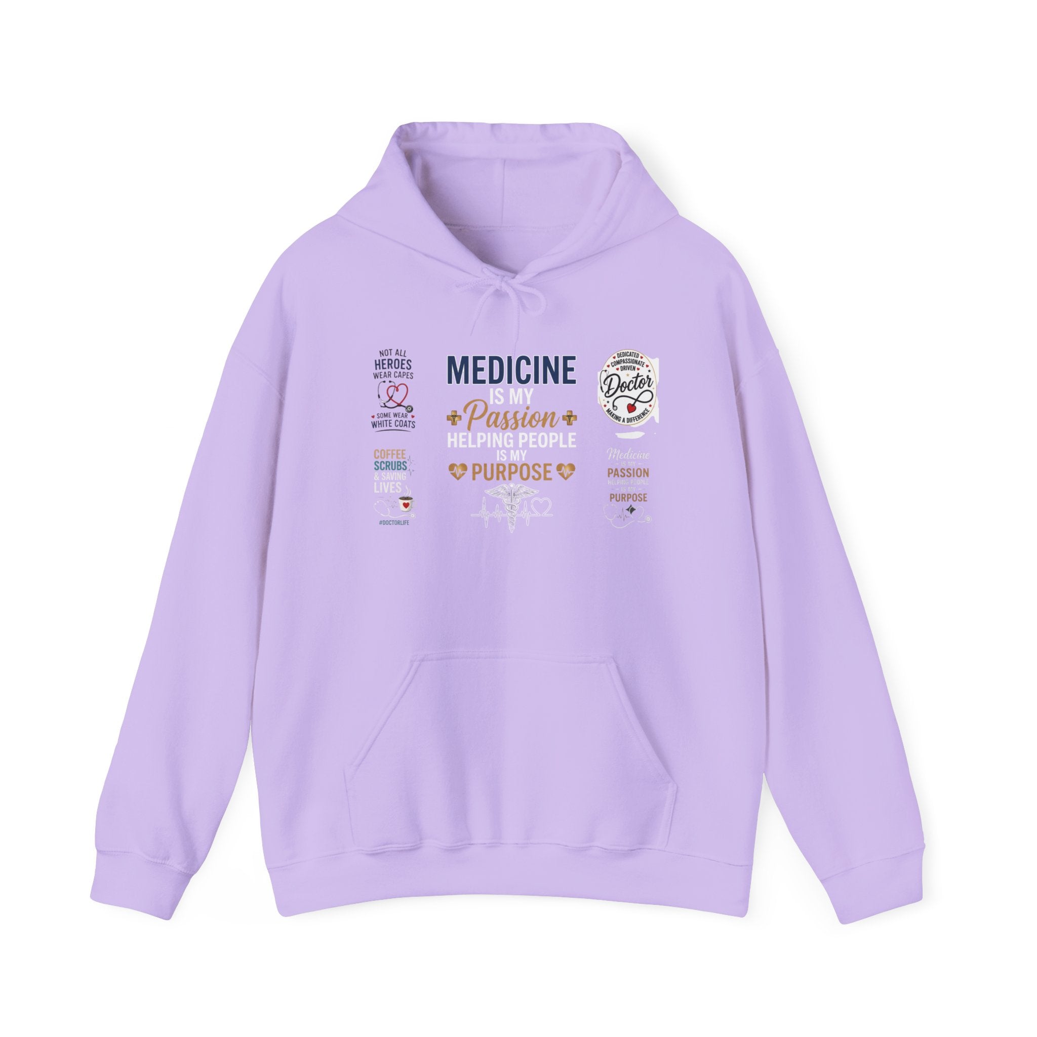 Medicine Passion Purpose Hoodie – Medical Student & Nurse Gift Pullover