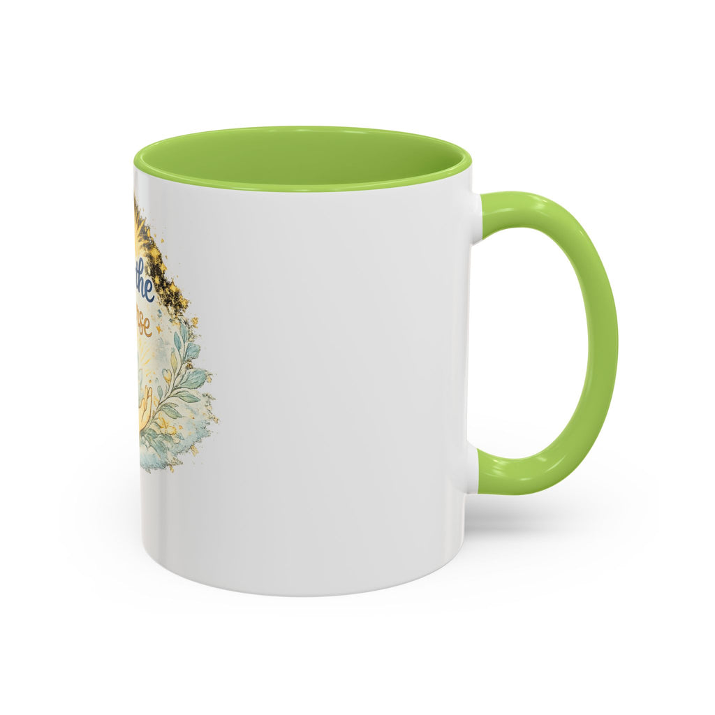 Trust the Universe Accent Coffee Mug — Inspirational Spiritual Tea & Coffee Cup (11/15oz)