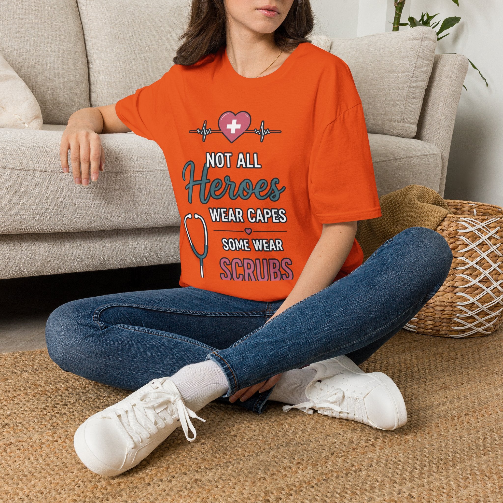 Nurse 'Not All Heroes Wear Capes' T-Shirt