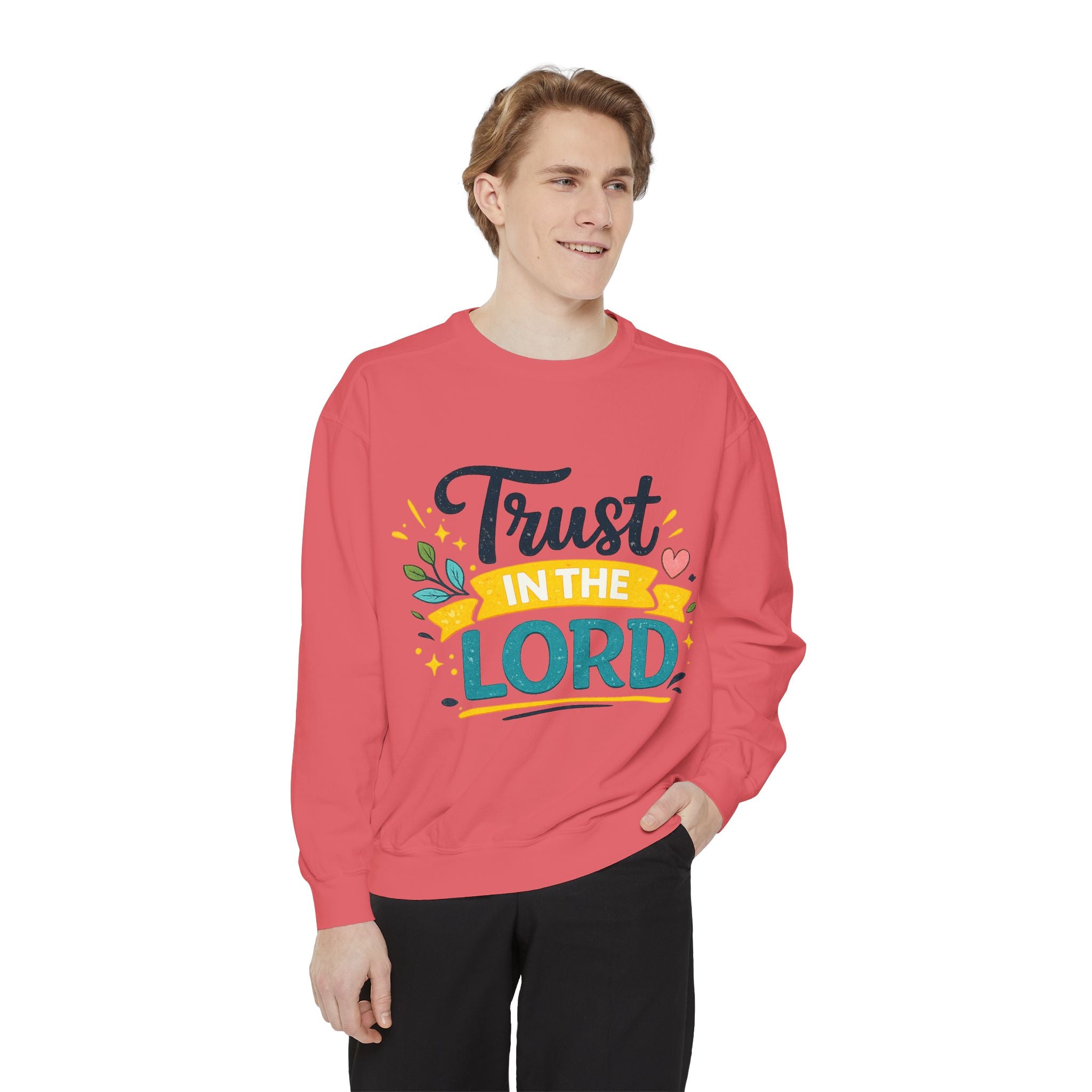 Trust in the Lord Sweatshirt — Inspirational Christian Faith Crewneck