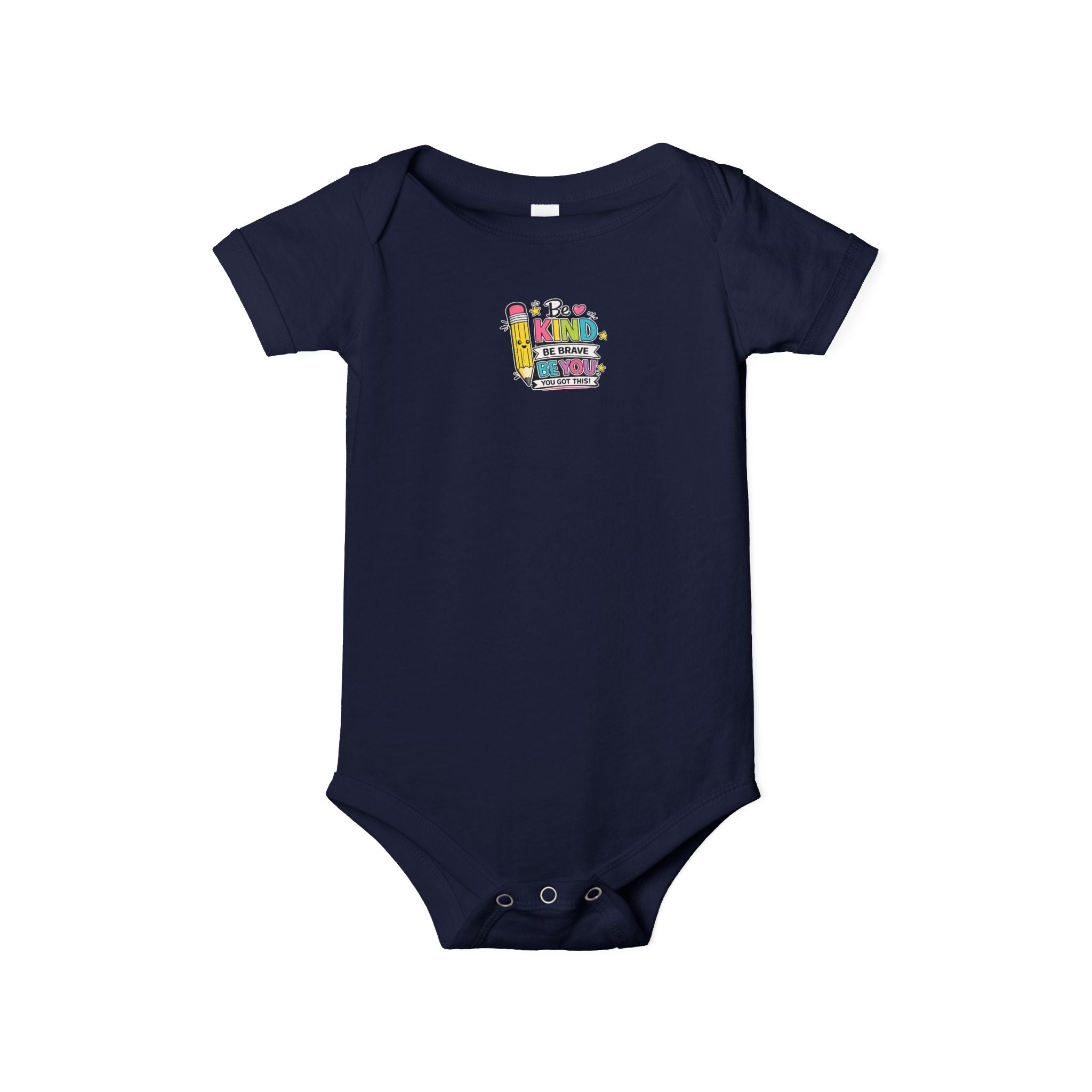 Infant Onesie - Colorful Stacked Books "Read to Me" Baby Bodysuit