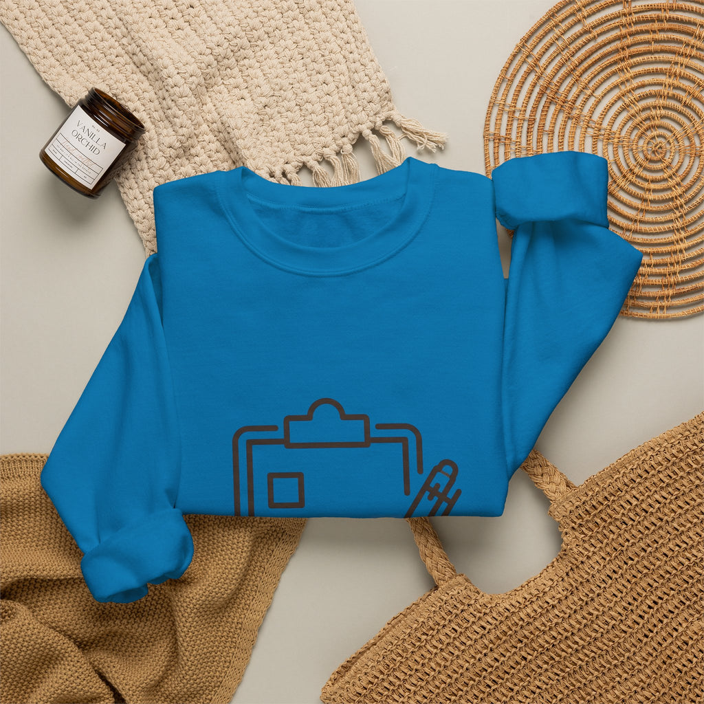 Checklist Crewneck Sweatshirt — Minimal Planner Icon Pullover