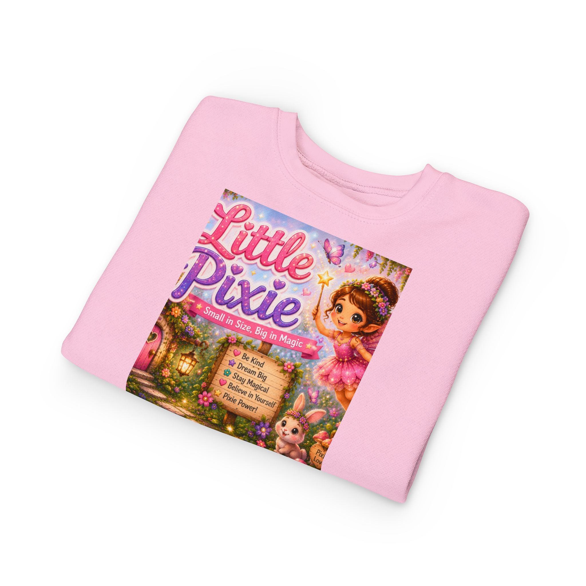 Little Pixie Toddler Sweatshirt - Cute Fairy Graphic Pullover for Kids