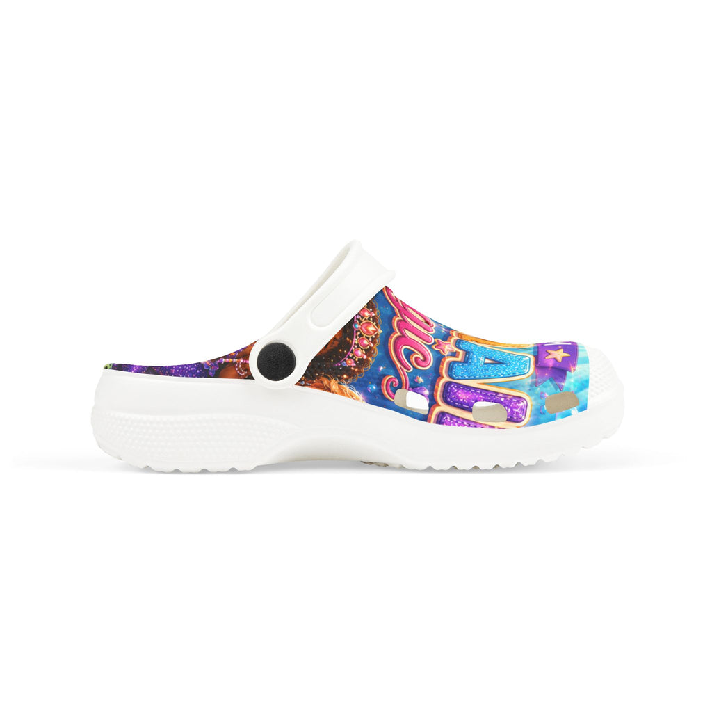Kids "Team Mermaid Magic" EVA Foam Clogs — Colorful Waterproof Beach Shoes