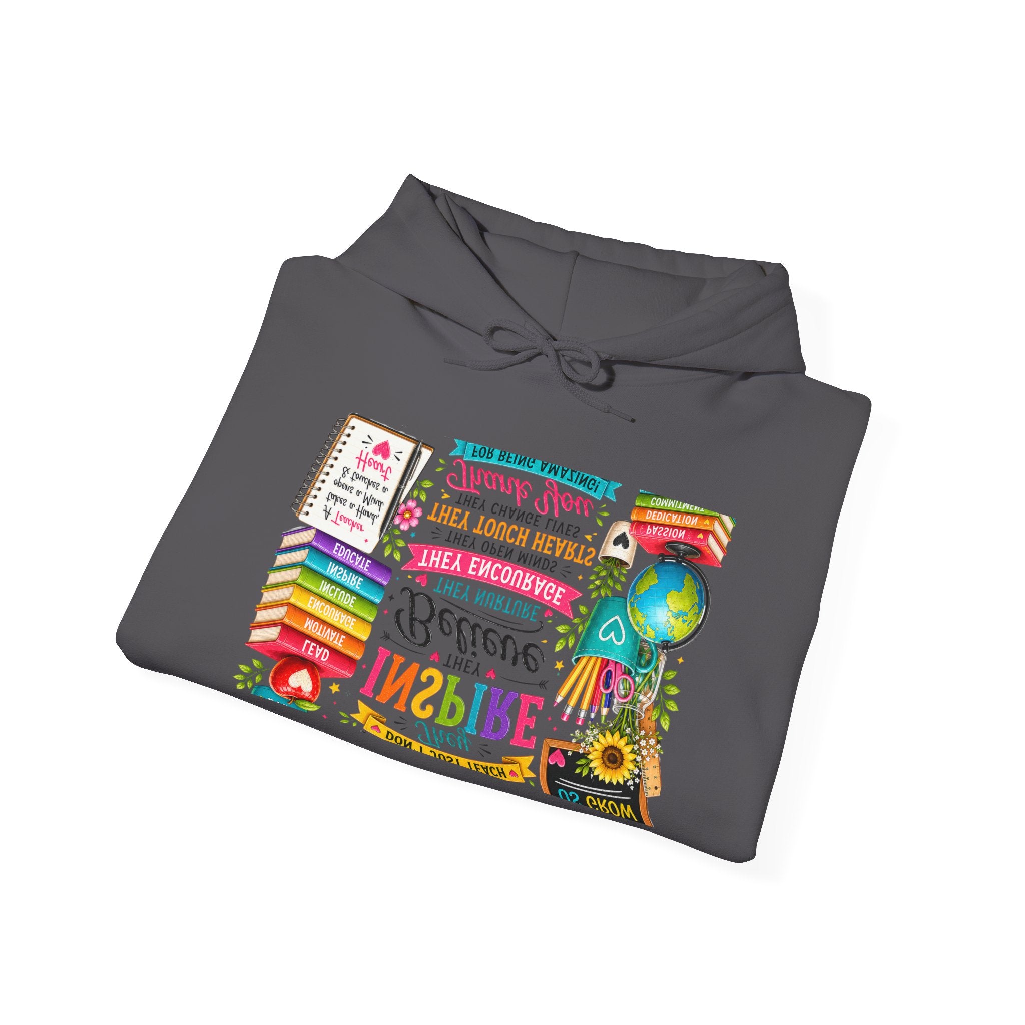 Reading Rainbow Hoodie — Inspirational Book Lover Sweatshirt (Believe in Magic)