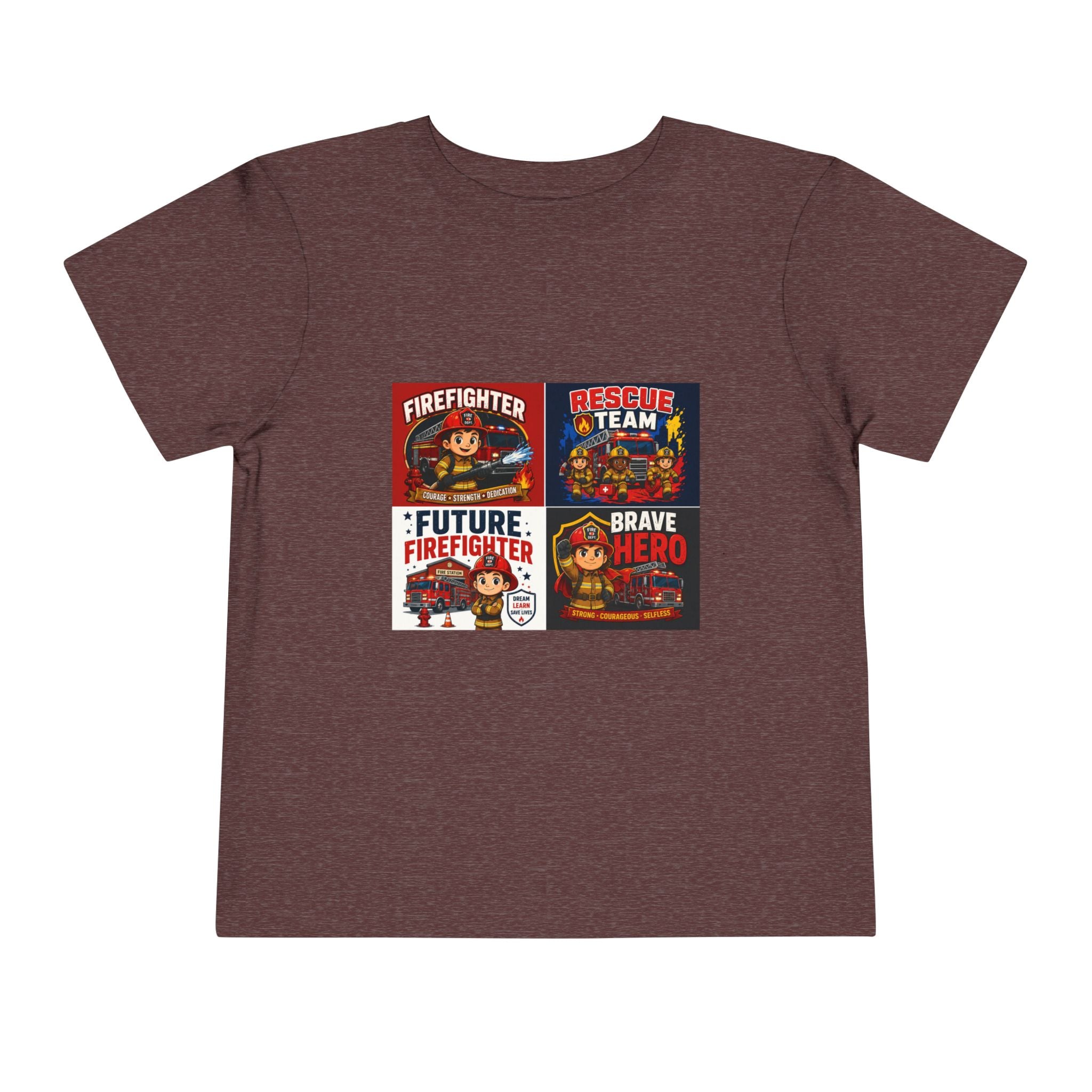 Toddler Firefighter Tee – "Future Firefighter" Rescue Team Brave Hero Kids Shirt