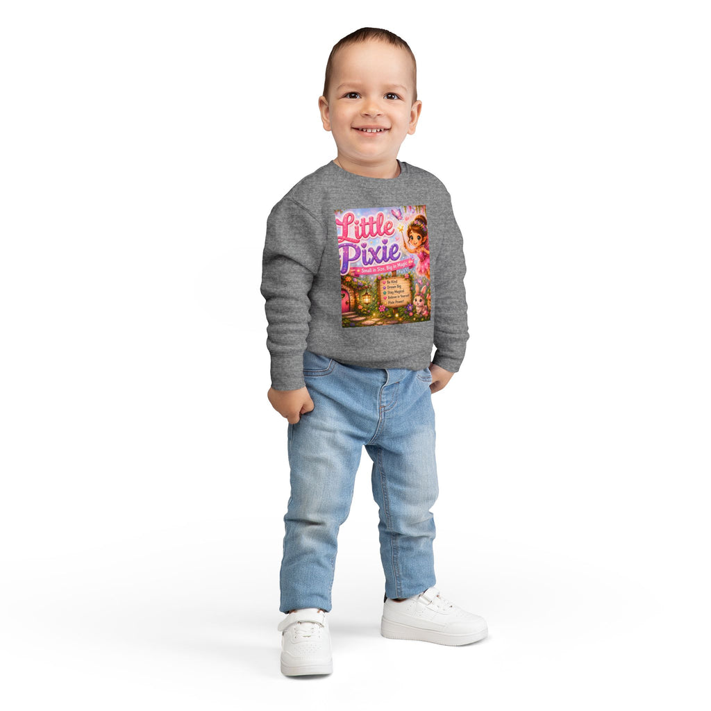 Little Pixie Toddler Sweatshirt - Cute Fairy Graphic Pullover for Kids