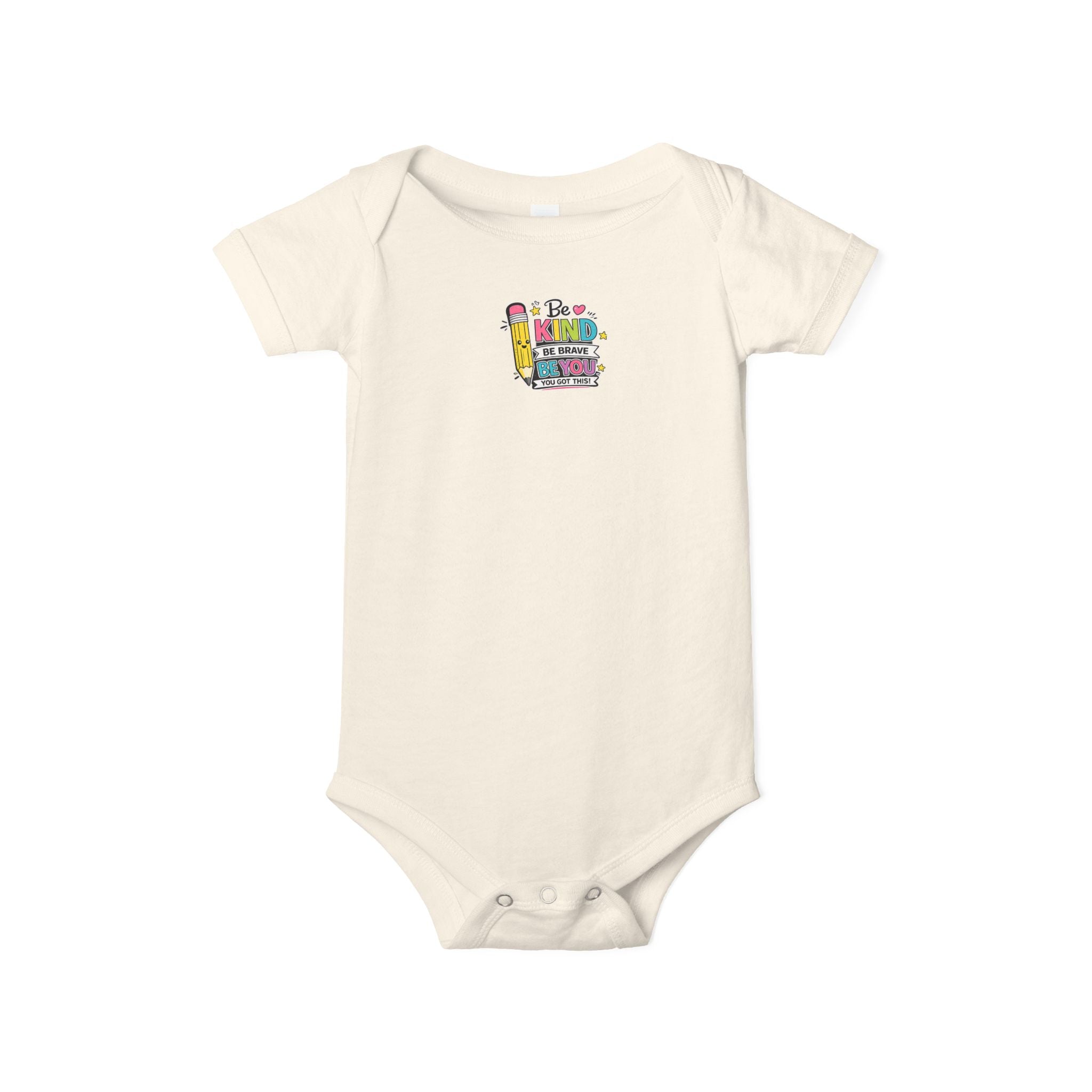 Infant Onesie - Colorful Stacked Books "Read to Me" Baby Bodysuit