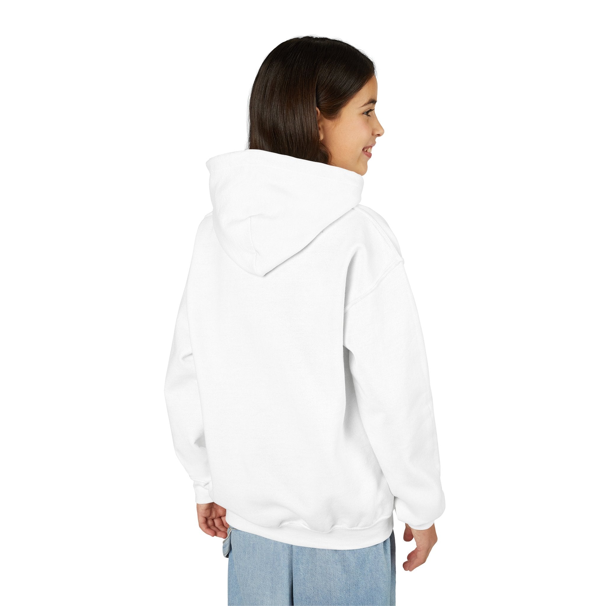 Youth Hoodie — “100 Days of School” Colorful Smiley Daisy Celebration