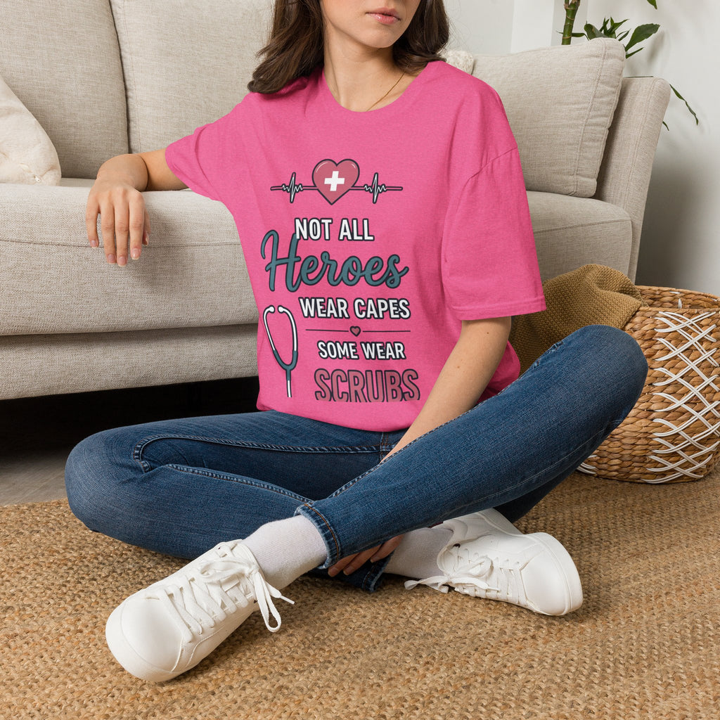 Nurse 'Not All Heroes Wear Capes' T-Shirt