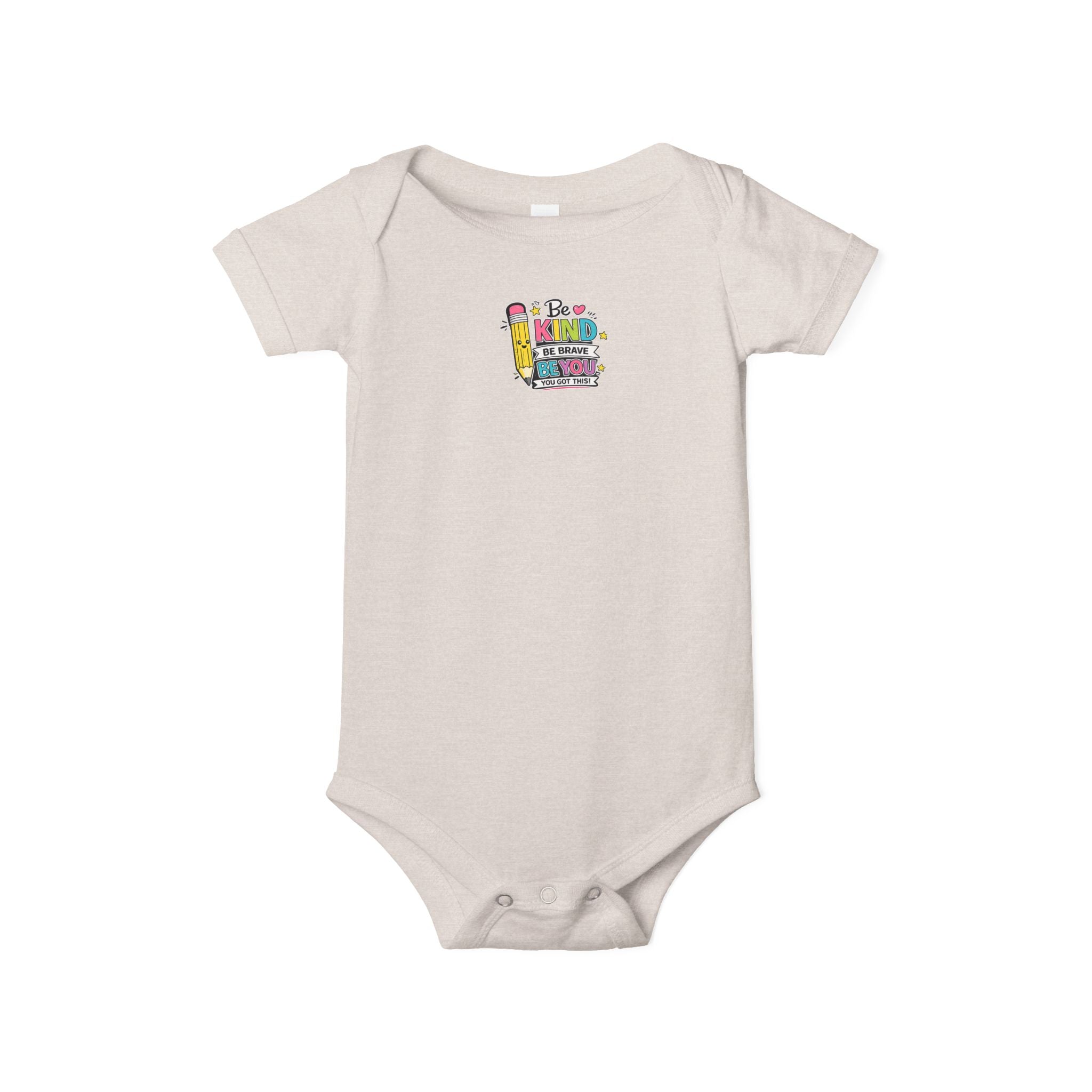 Infant Onesie - Colorful Stacked Books "Read to Me" Baby Bodysuit