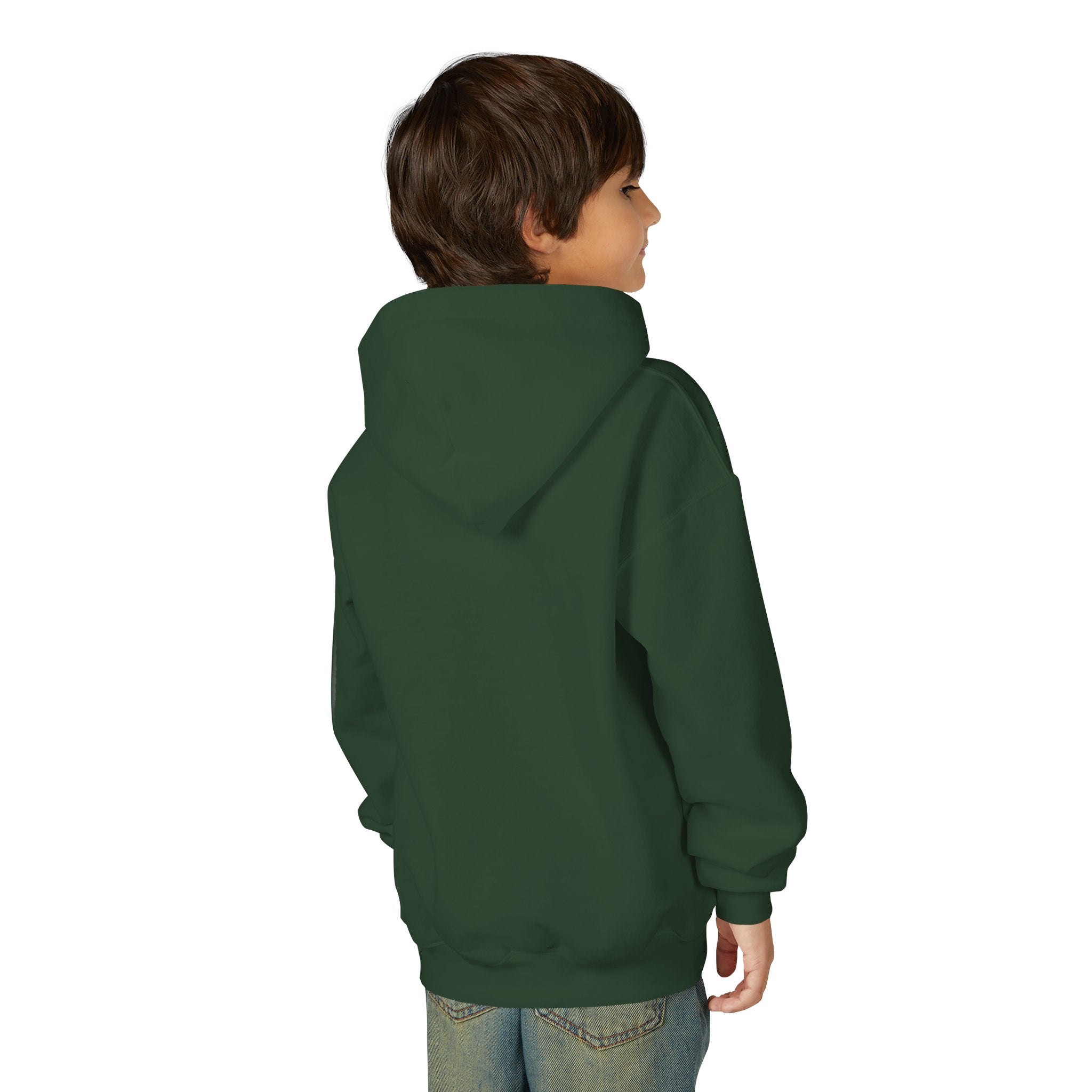 Youth Hoodie — “100 Days of School” Colorful Smiley Daisy Celebration