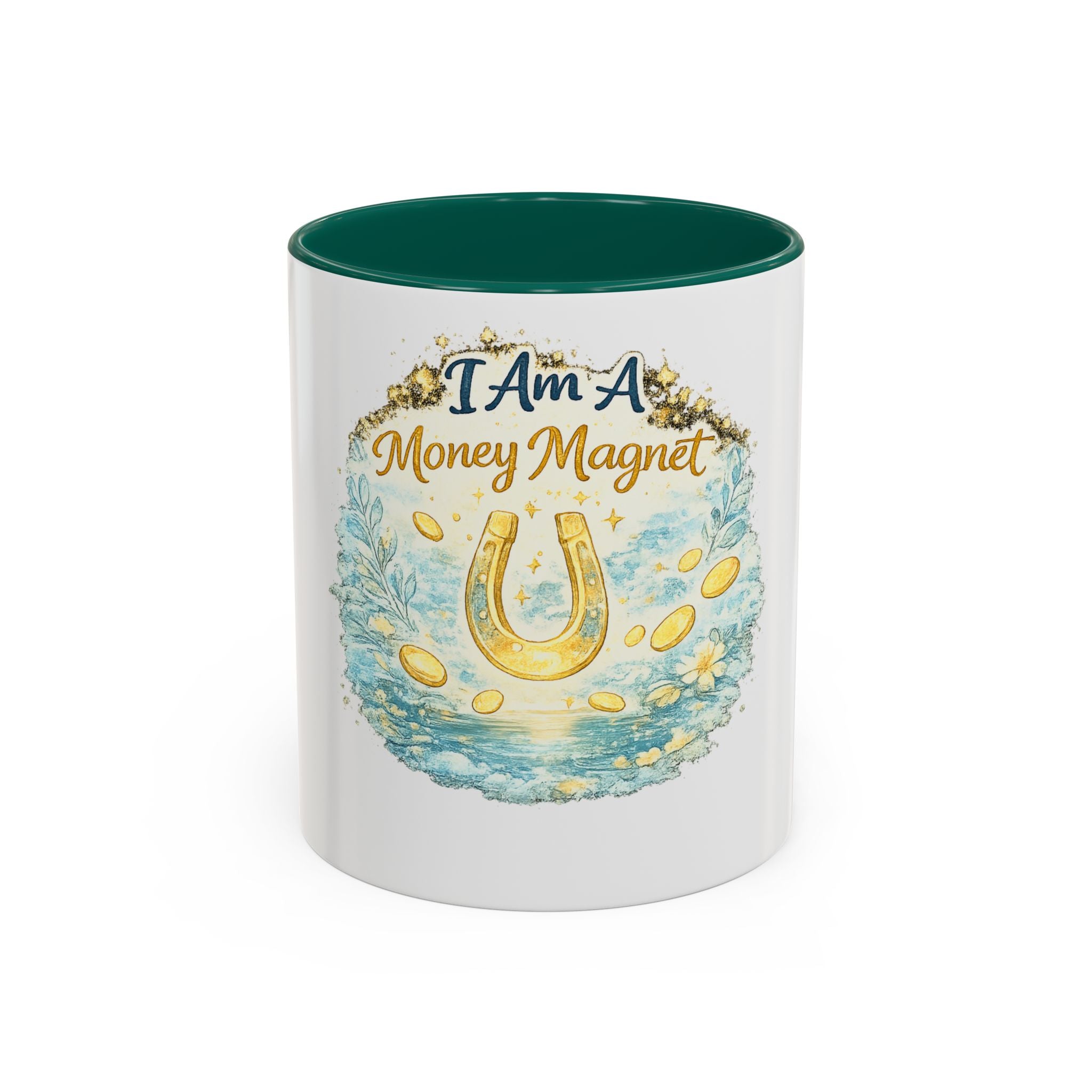 I Am A Money Magnet Mug — Inspirational Luck & Wealth Coffee Cup (11oz/15oz)