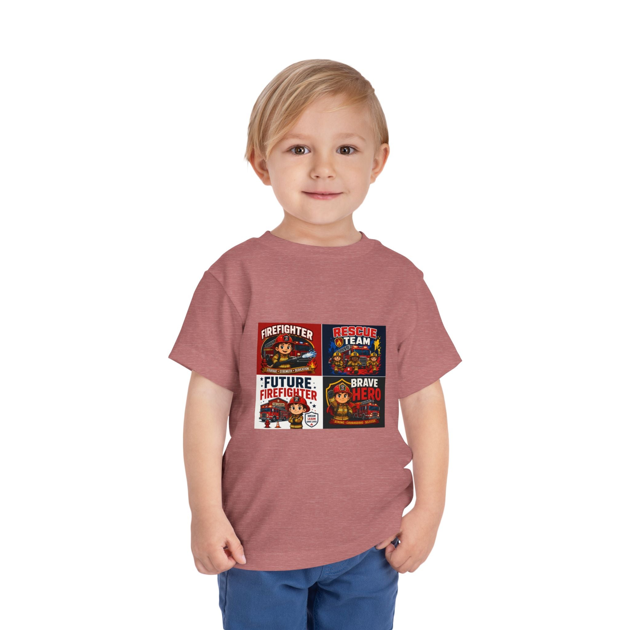 Toddler Firefighter Tee – "Future Firefighter" Rescue Team Brave Hero Kids Shirt