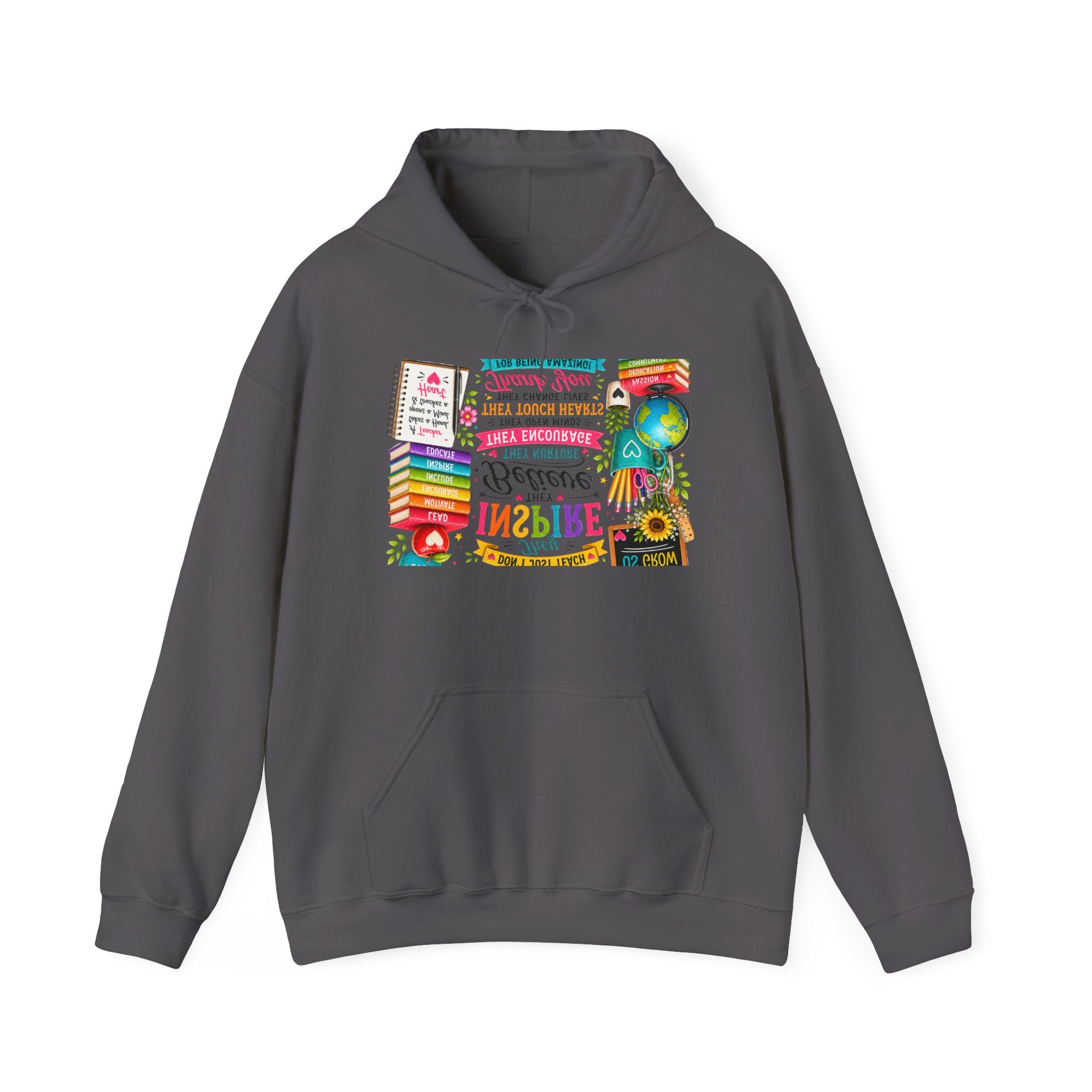 Reading Rainbow Hoodie — Inspirational Book Lover Sweatshirt (Believe in Magic)